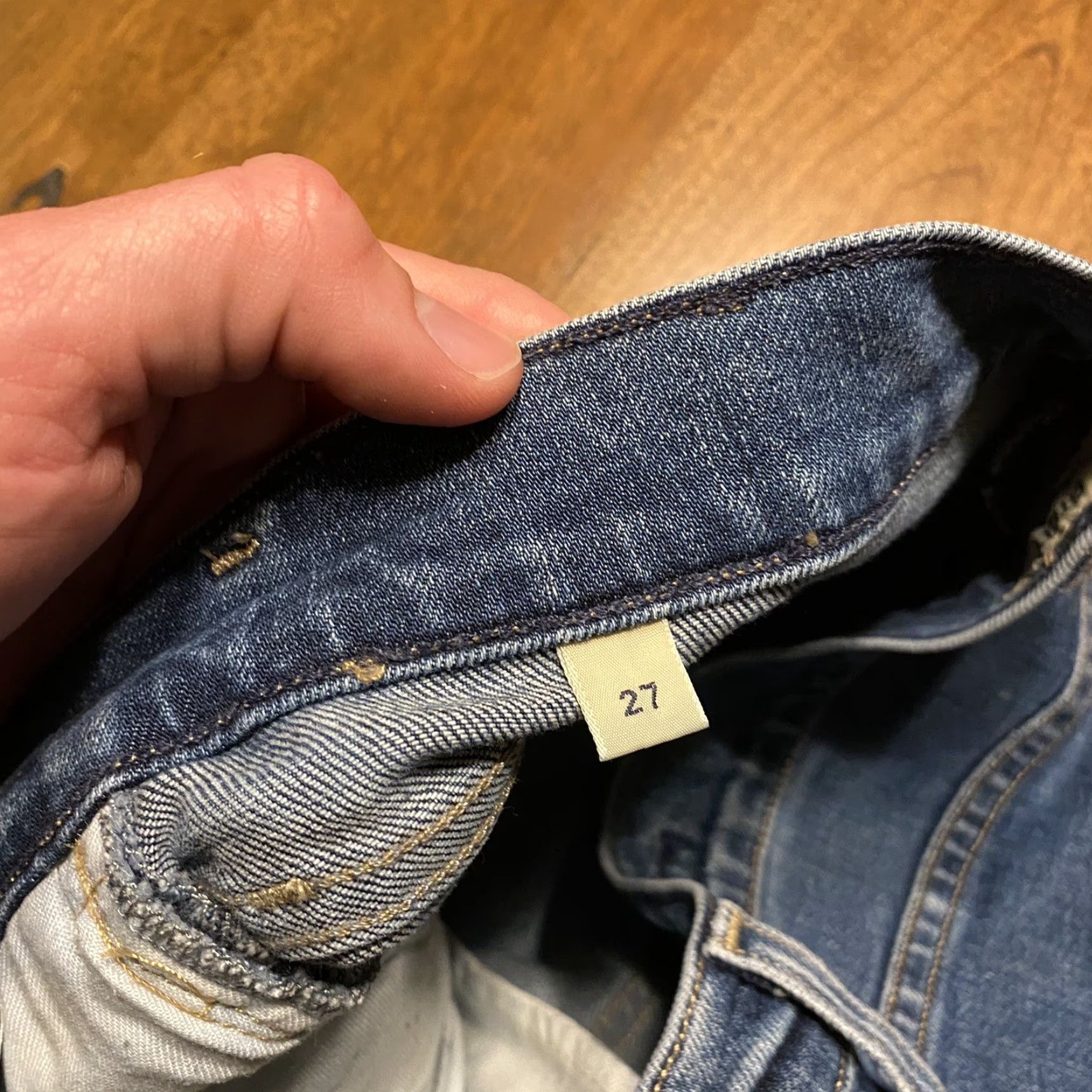 Citizens of Humanity Emerson Slim Boyfriend Womens 27 (31x27) Button Fly Jeans