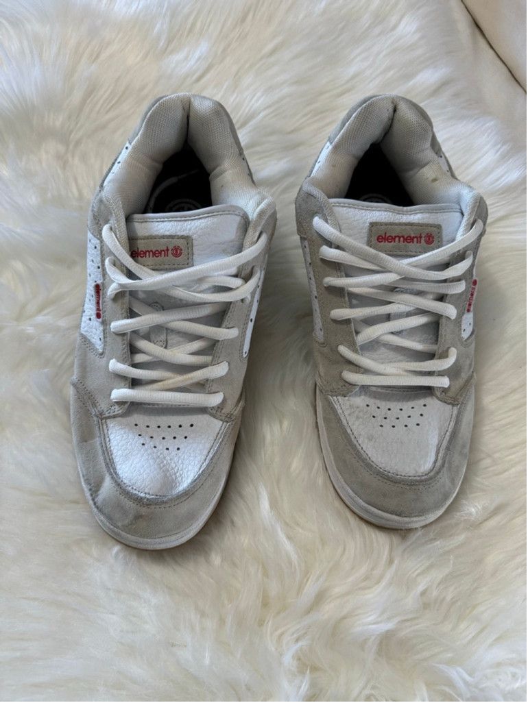 Element Element | Grey & White Skate Sneakers | US 12 Size US 12 / EU 45 - 1 Thumbnail