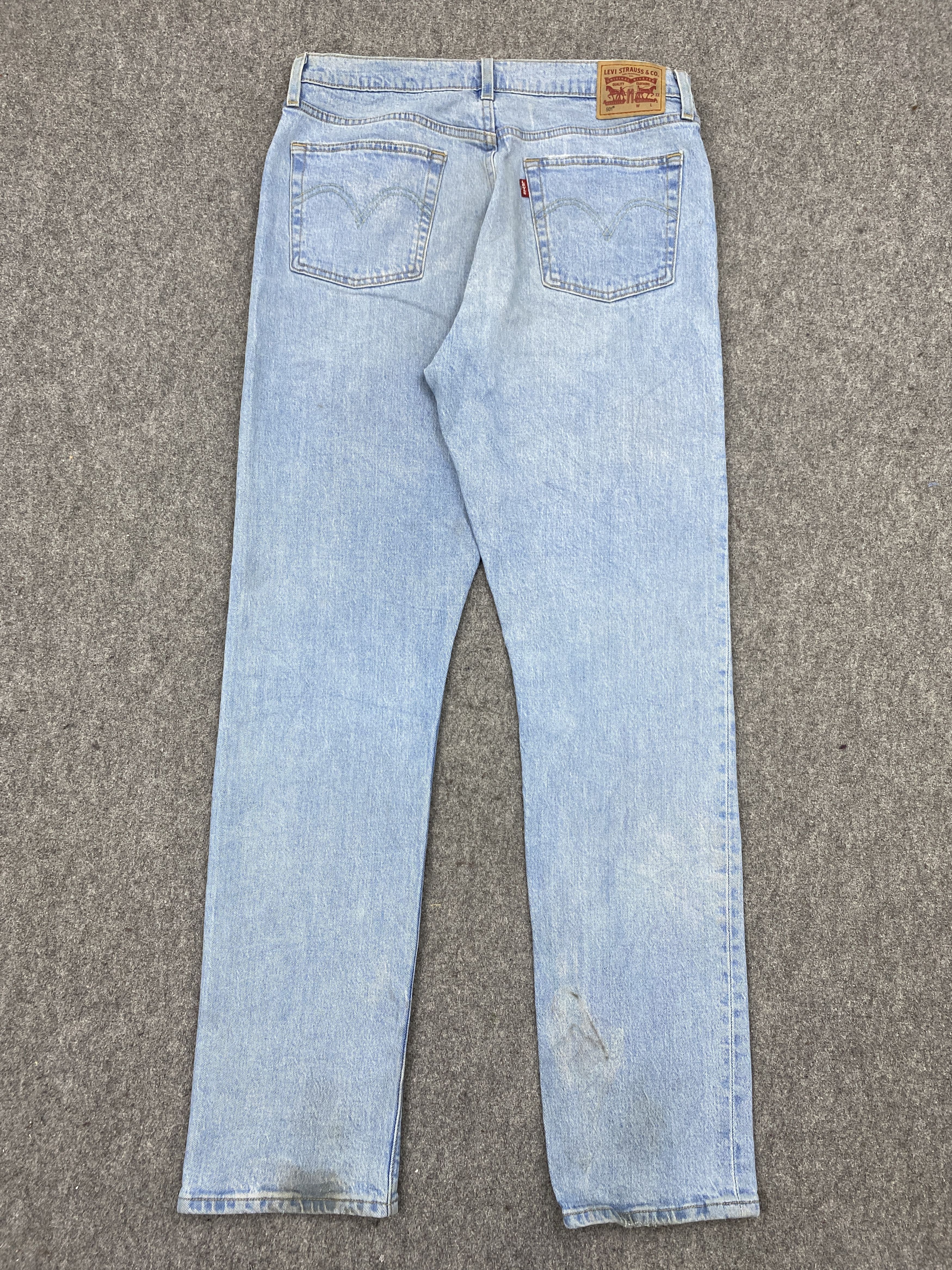 Levi's Vintage Levis 501 Light Wash Blue Jeans DP2755 Size US 32 / EU 48 - 3 Thumbnail