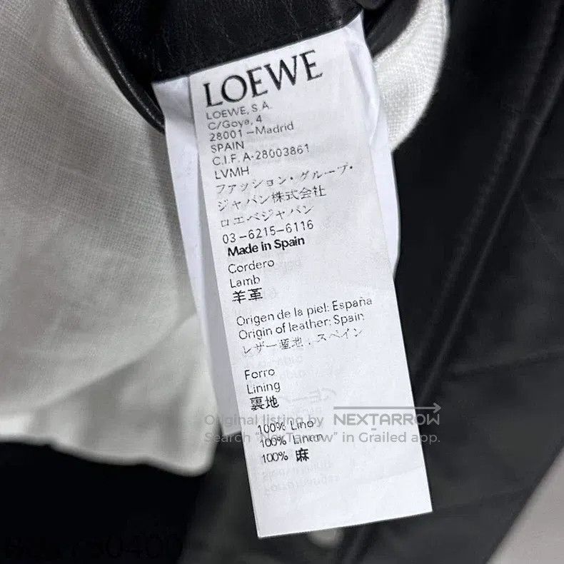 Loewe Loewe Black Lambskin Fur Collar Jacket Size XS / US 0-2 / IT 36-38 - 3 Thumbnail