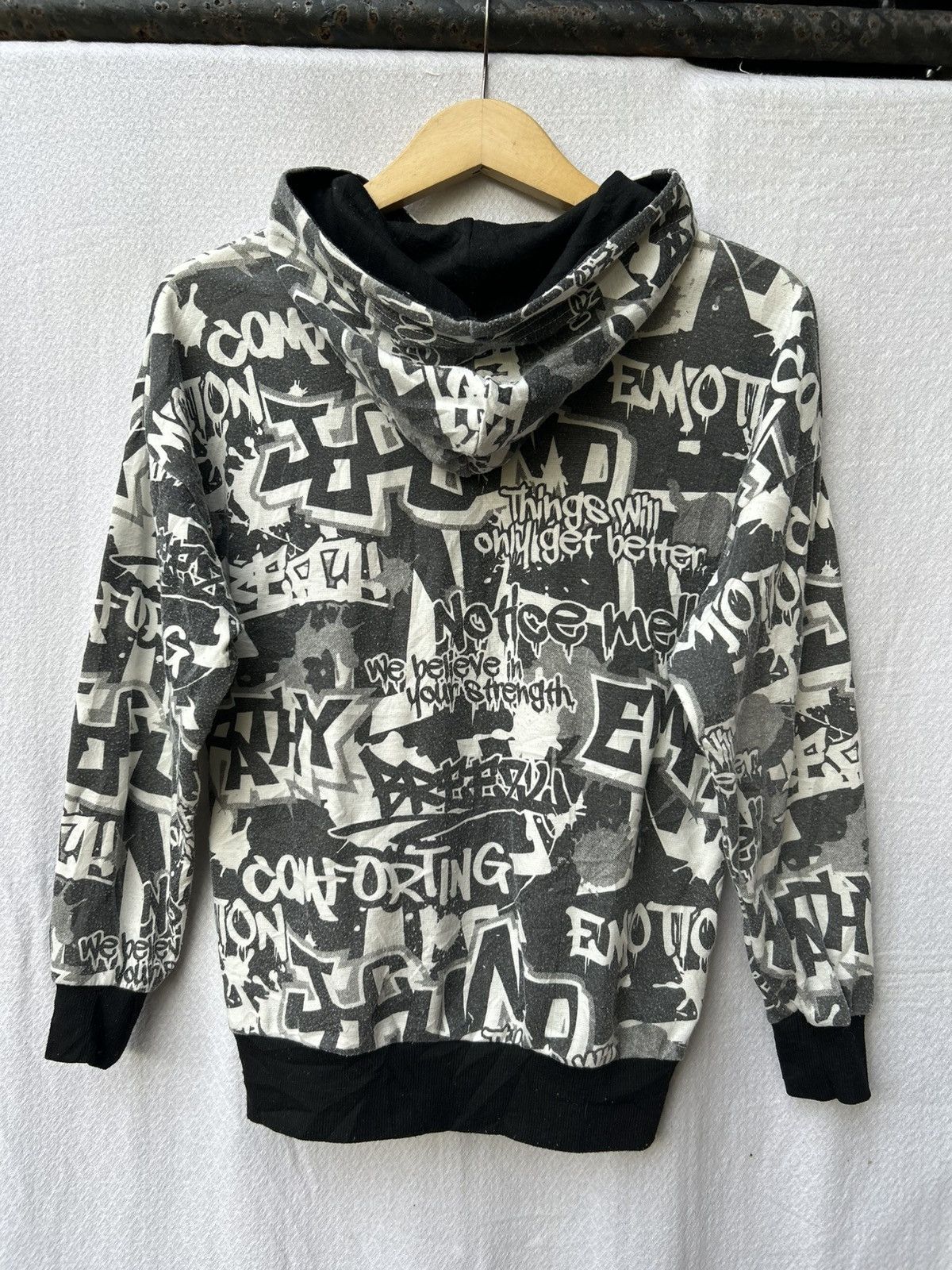 Japanese Brand × Vintage Japanese Space Opera Printed Zip Hoodie Ifsixwasnine Kmrii Size US M / EU 48-50 / 2 - 3 Thumbnail