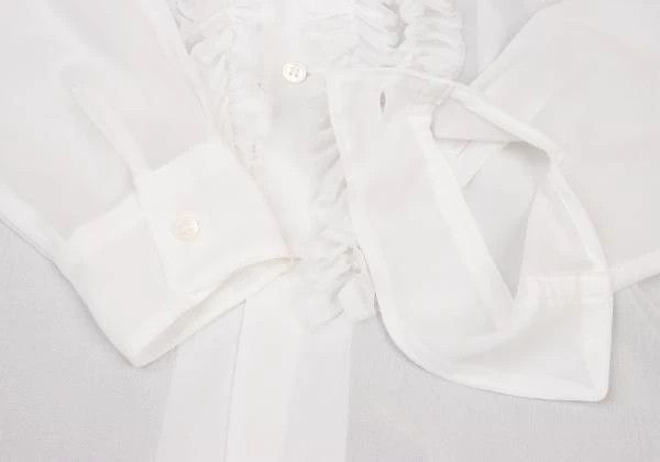 Comme des Garcons Comme Des Garcons White Vintage Design Shirt Top Size M / US 6-8 / IT 42-44 - 6 Thumbnail