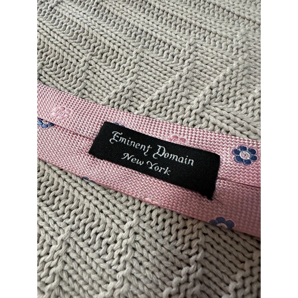 Other Eminent Domain pink floral silk tie Size ONE SIZE - 4 Thumbnail