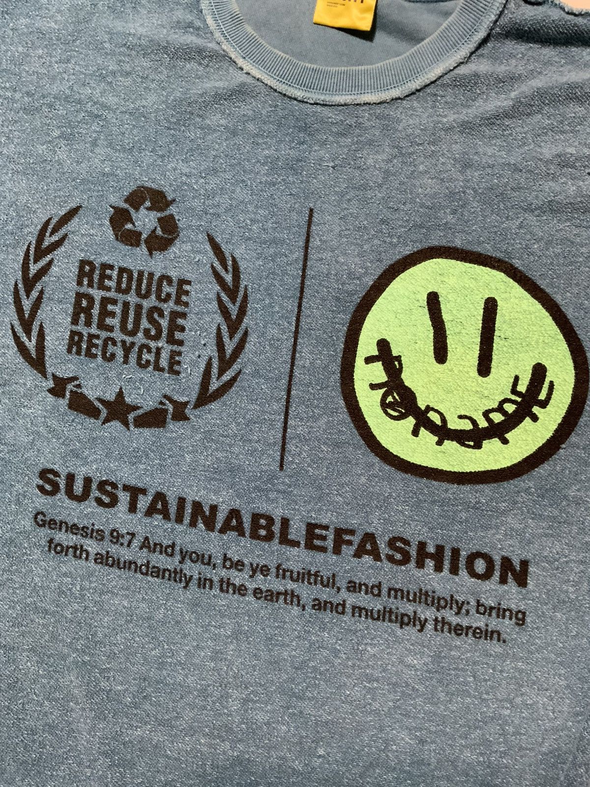 Other Neoity Recycle Sustainable Knit Woven Smiley Face Sweatshirt Size US XL / EU 56 / 4 - 6 Thumbnail