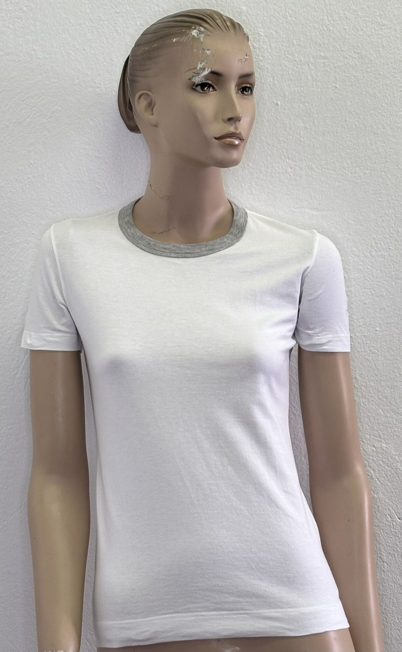 Dolce & Gabbana × Vintage Dolce & Gabbana White T-shirt Roz. 40 Size S / US 4 / IT 40 - 1 Thumbnail