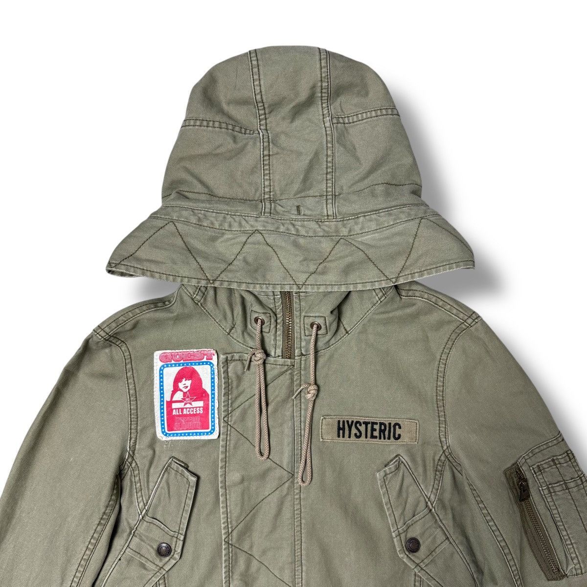 Hysteric Glamour Hysteric Glamour Multi Pocket Tactical Zipper Parka Jacket Size US M / EU 48-50 / 2 - 6 Thumbnail