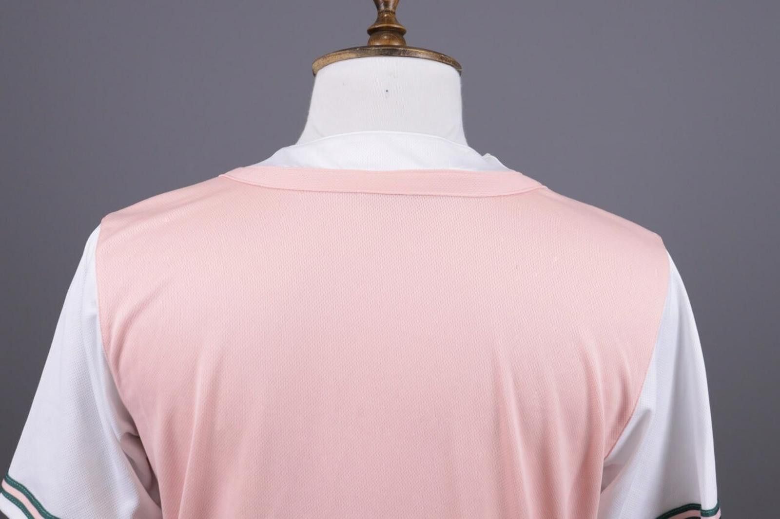 Karl Kani Karl Kani Pink Summer Embroidered This Baseball Shirt Sz L Size US L / EU 52-54 / 3 - 8 Thumbnail