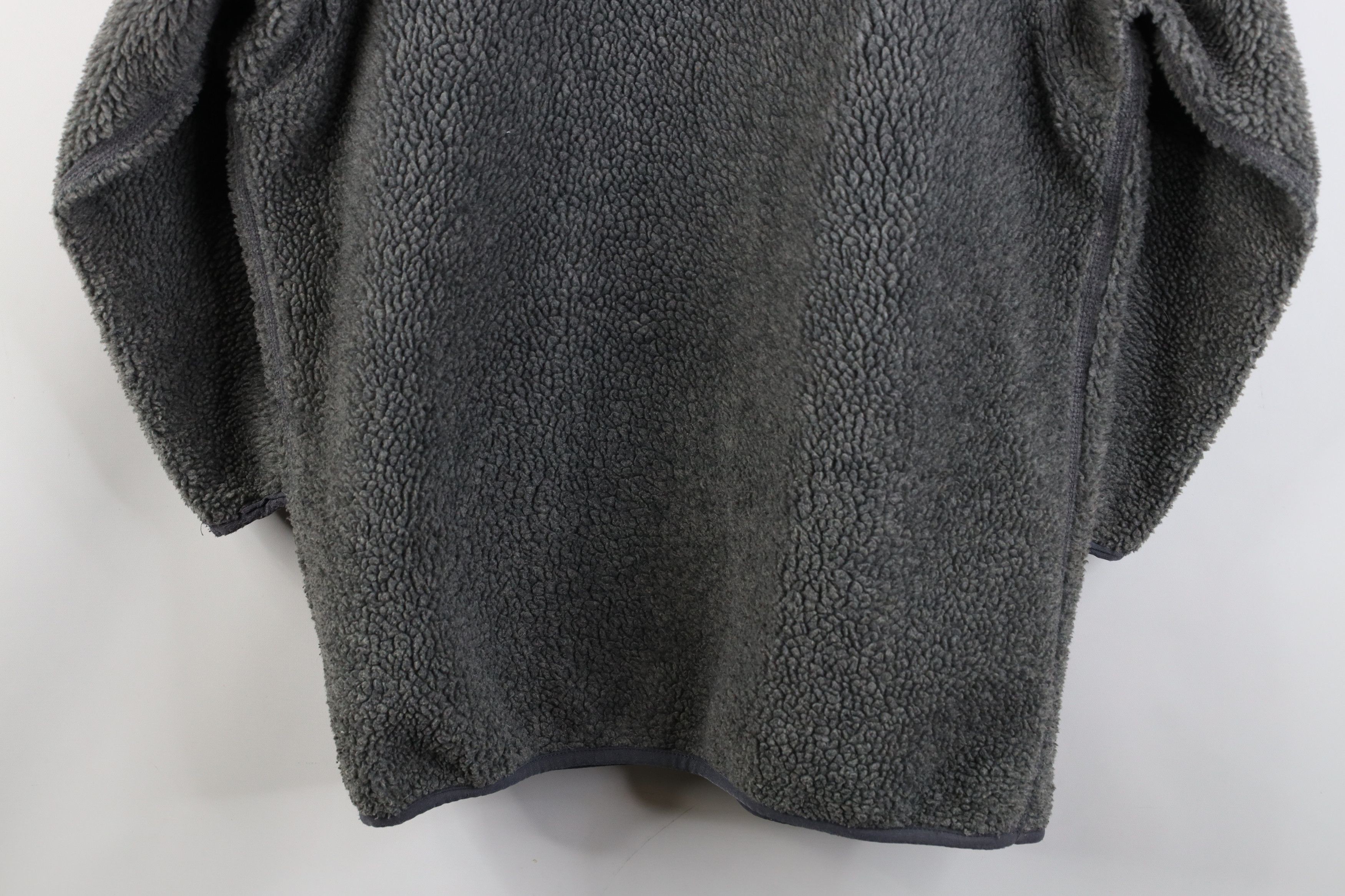 Patagonia Vintage 90s Patagonia Pile Fleece Full Zip Jacket Gray USA Size M / US 6-8 / IT 42-44 - 14 Thumbnail