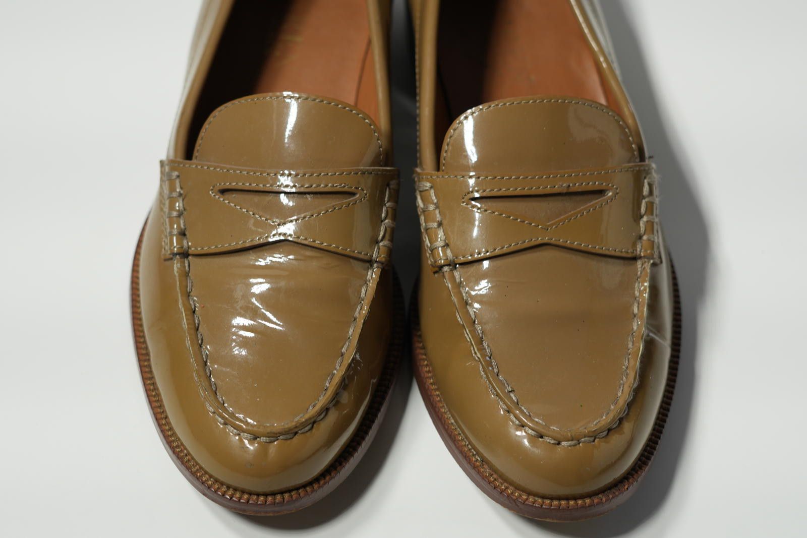 Polo Ralph Lauren Ralph Lauren Loafer Women's 5B Brown Barrett Lauren Patent Size US 5 / EU 37 - 2 Thumbnail