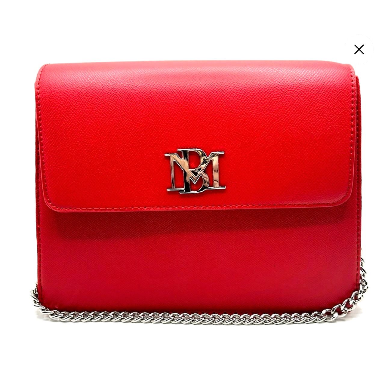 Badgley Mischka Badgley Mischka Long Chain Strap Crossbody Clutch Bag Red Size ONE SIZE - 2 Thumbnail