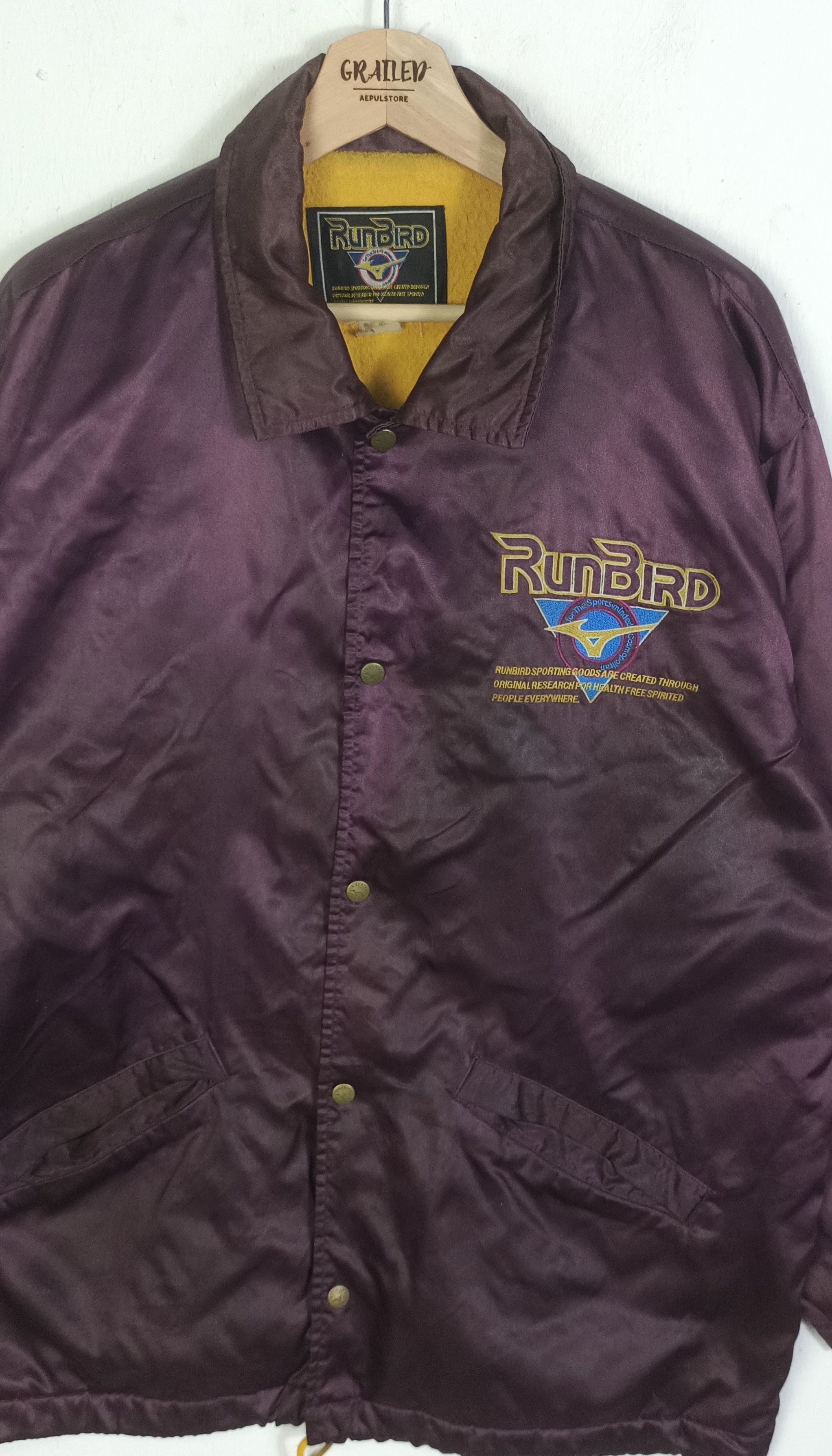 Mizuno Mizuno Run Bird Nylon Men Jacket Size US XL / EU 56 / 4 - 3 Thumbnail
