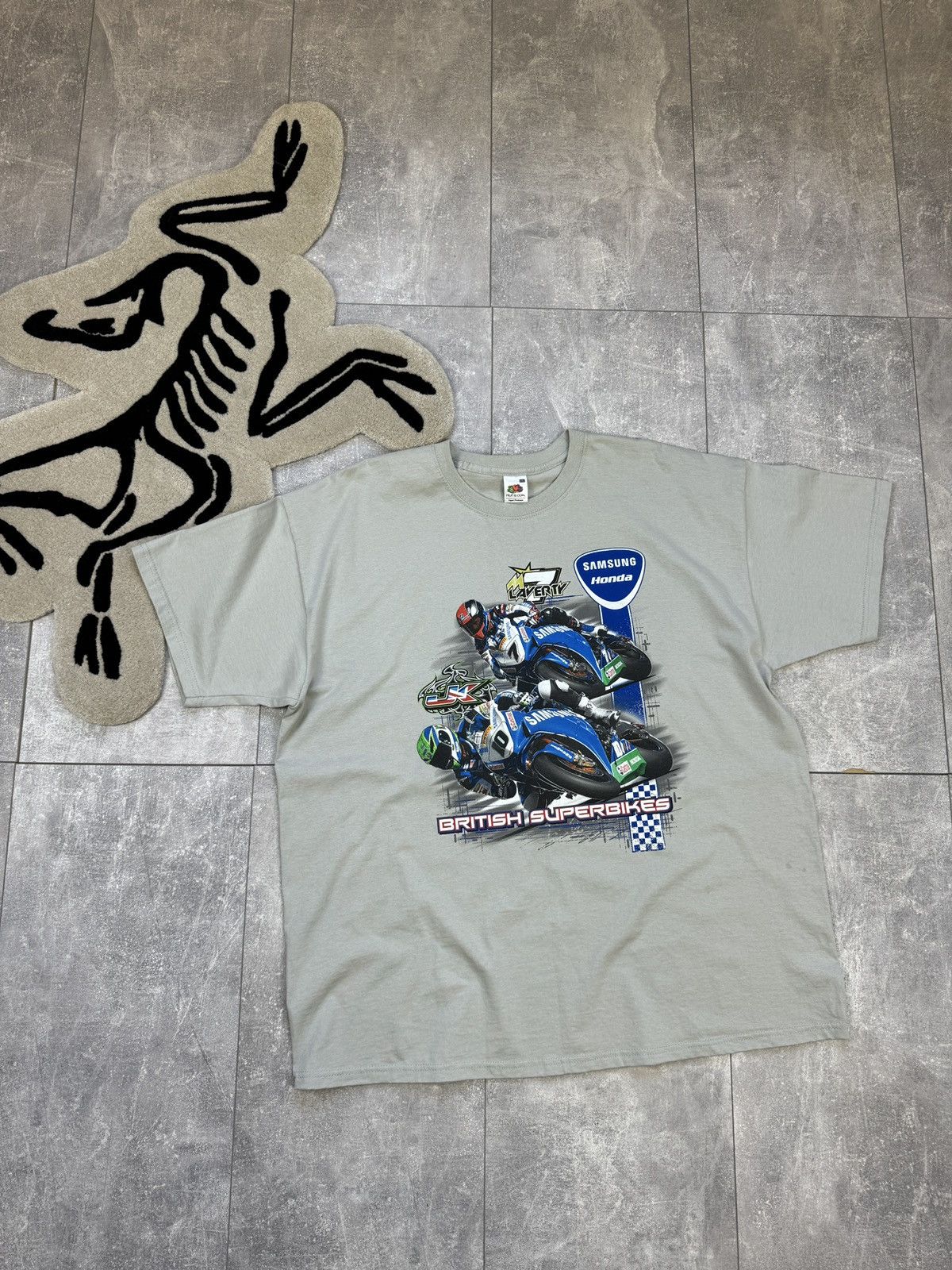 Honda Mens Vintage Honda T-shirt Samsung racing tee rare y2k Size US XXL / EU 58 / 5 - 12 Thumbnail