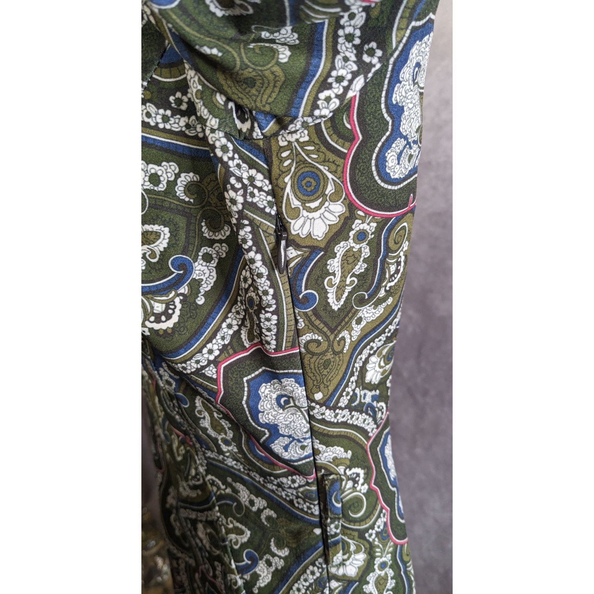 Other Verom By Memento Paisley Button-Up Collared Dress With 3/4 S Size S / US 4 / IT 40 - 7 Thumbnail