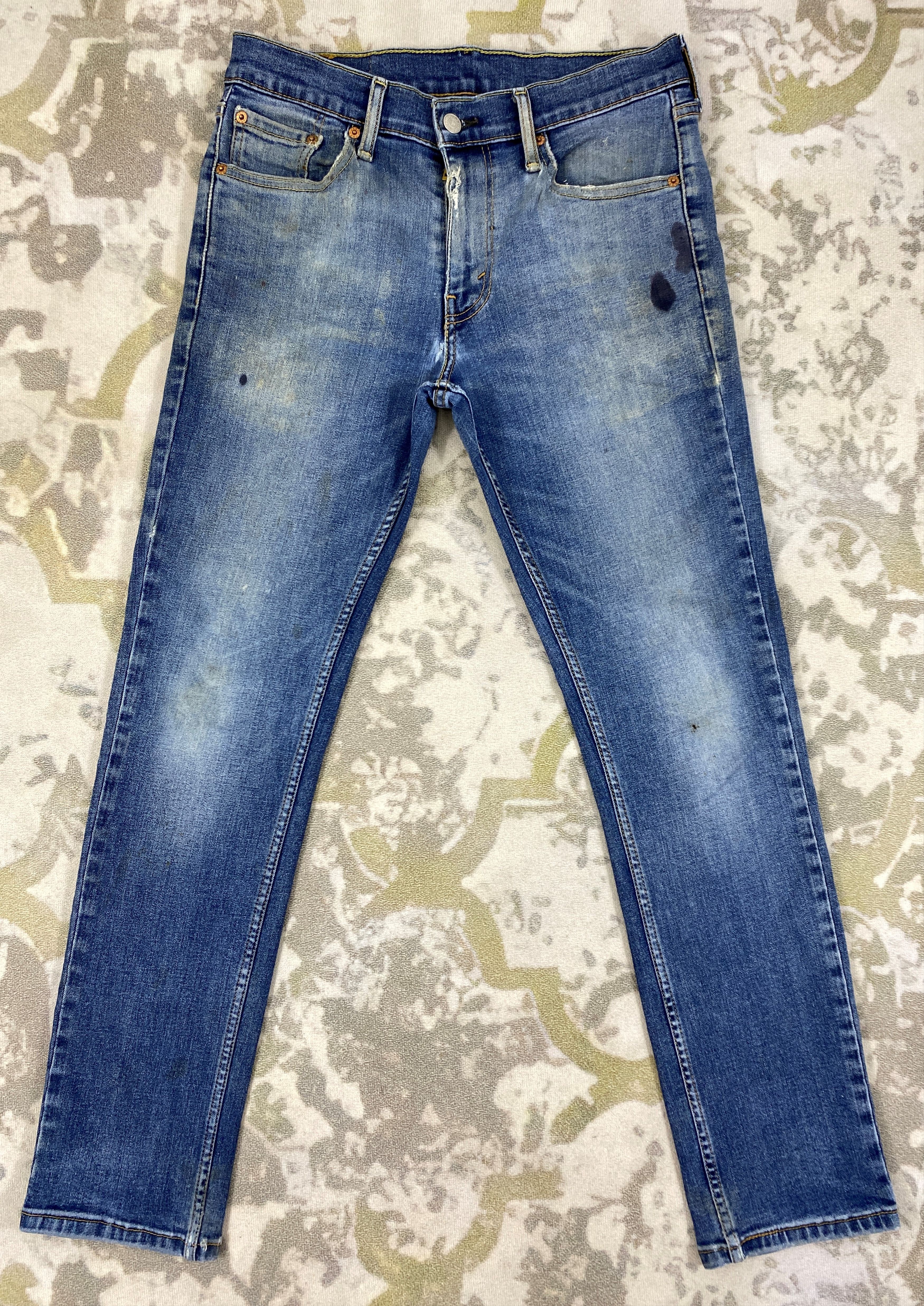 Levi's Distressed Blue Levi's 511 Jeans 30x29.5 Denim -SJ115 Size US 30 / EU 46 - 1 Thumbnail