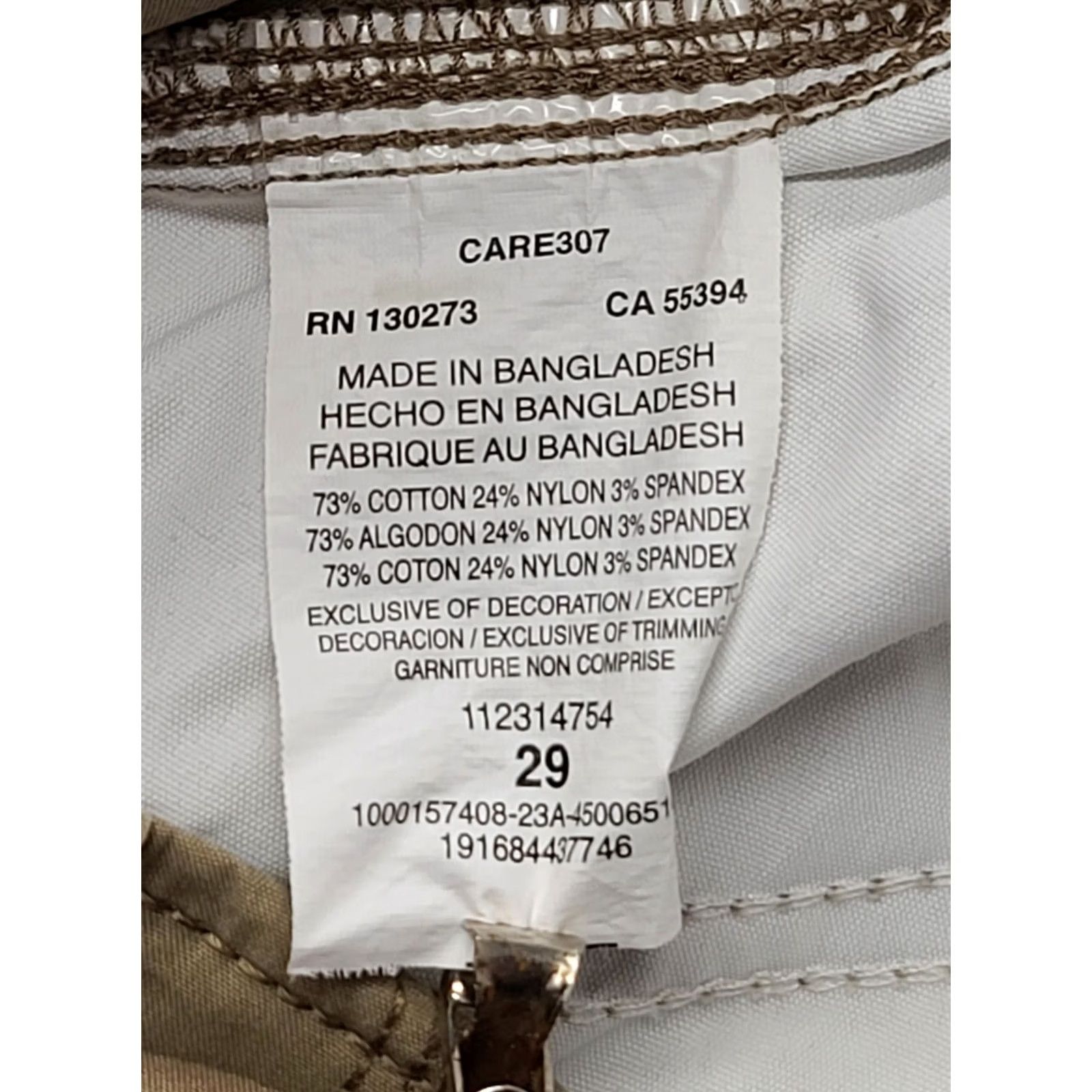 Lee Lee Cargo Shorts Mens 29 Inseam 10" Camouflage Cargo Pocket Stretch 90s Outdoor Casual Workwear Shorts Size US 29 - 7 Thumbnail