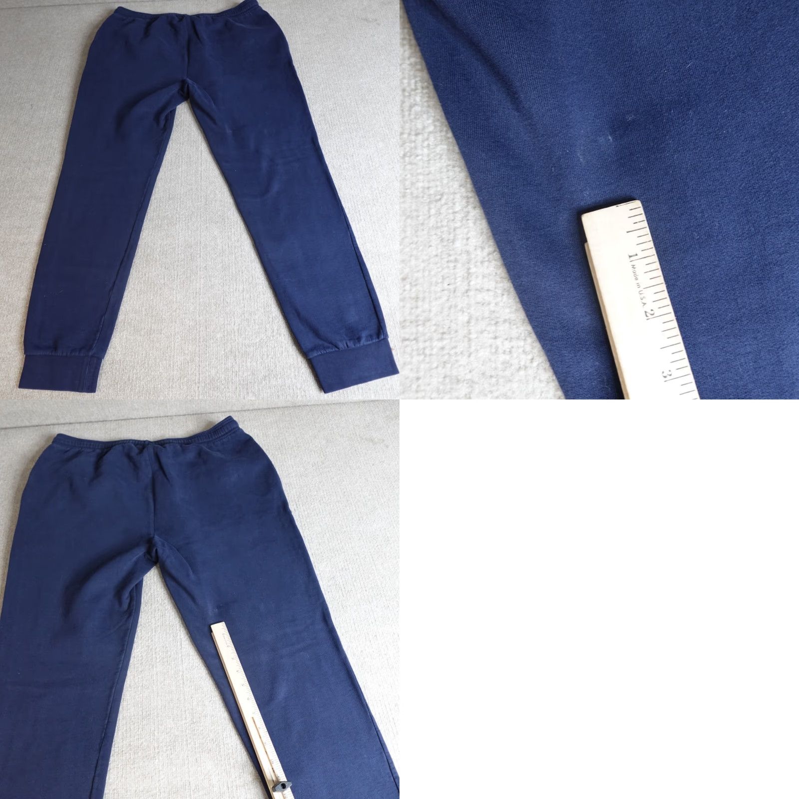 Lacoste Lacoste Pants 4XL Blue Solid Drawstring Joggers Mens Regular Cotton Blend Activewear Size US 39 - 8 Thumbnail