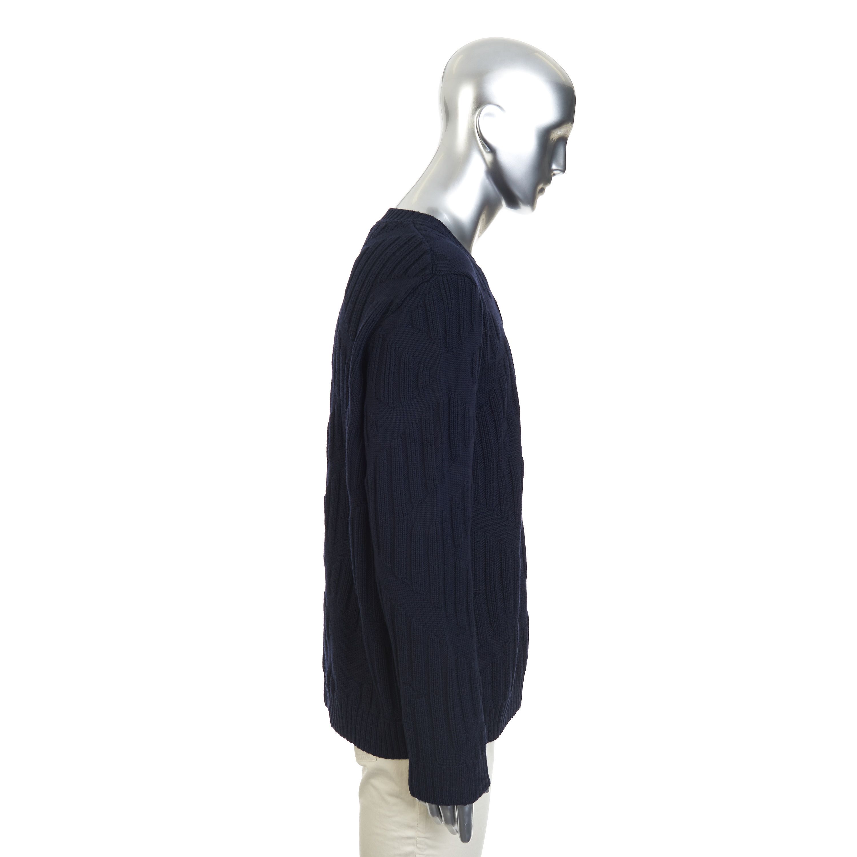 Fendi Sweater In Fleece Wool With All Over Jacquard Fendi Motif Size US XL / EU 56 / 4 - 8 Thumbnail