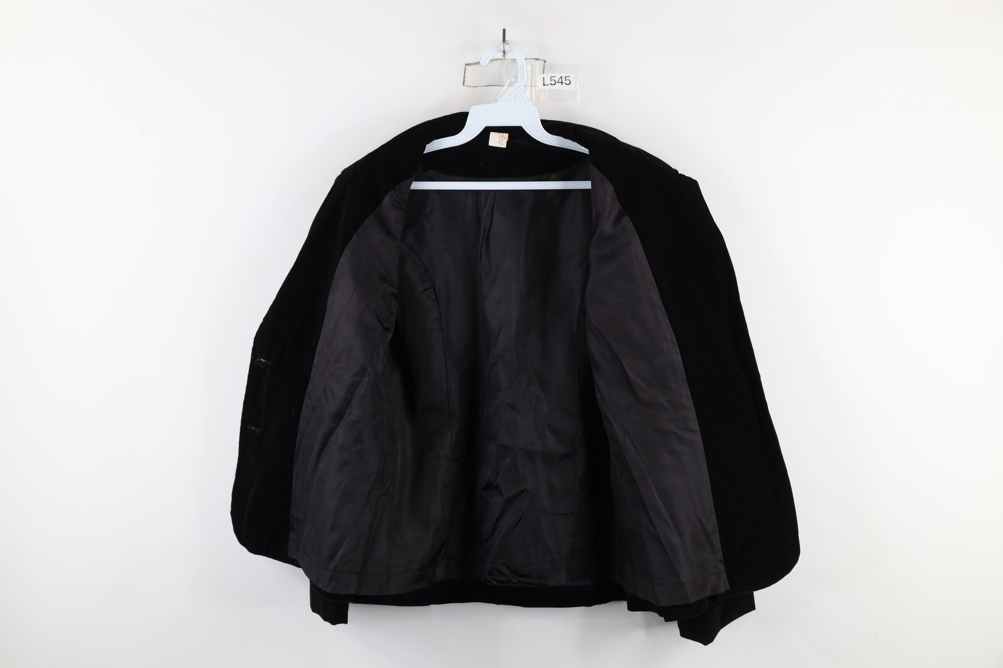Vintage Vintage 60s 70s Rockabilly Velvet Velour Blazer Jacket USA Size M / US 6-8 / IT 42-44 - 10 Thumbnail