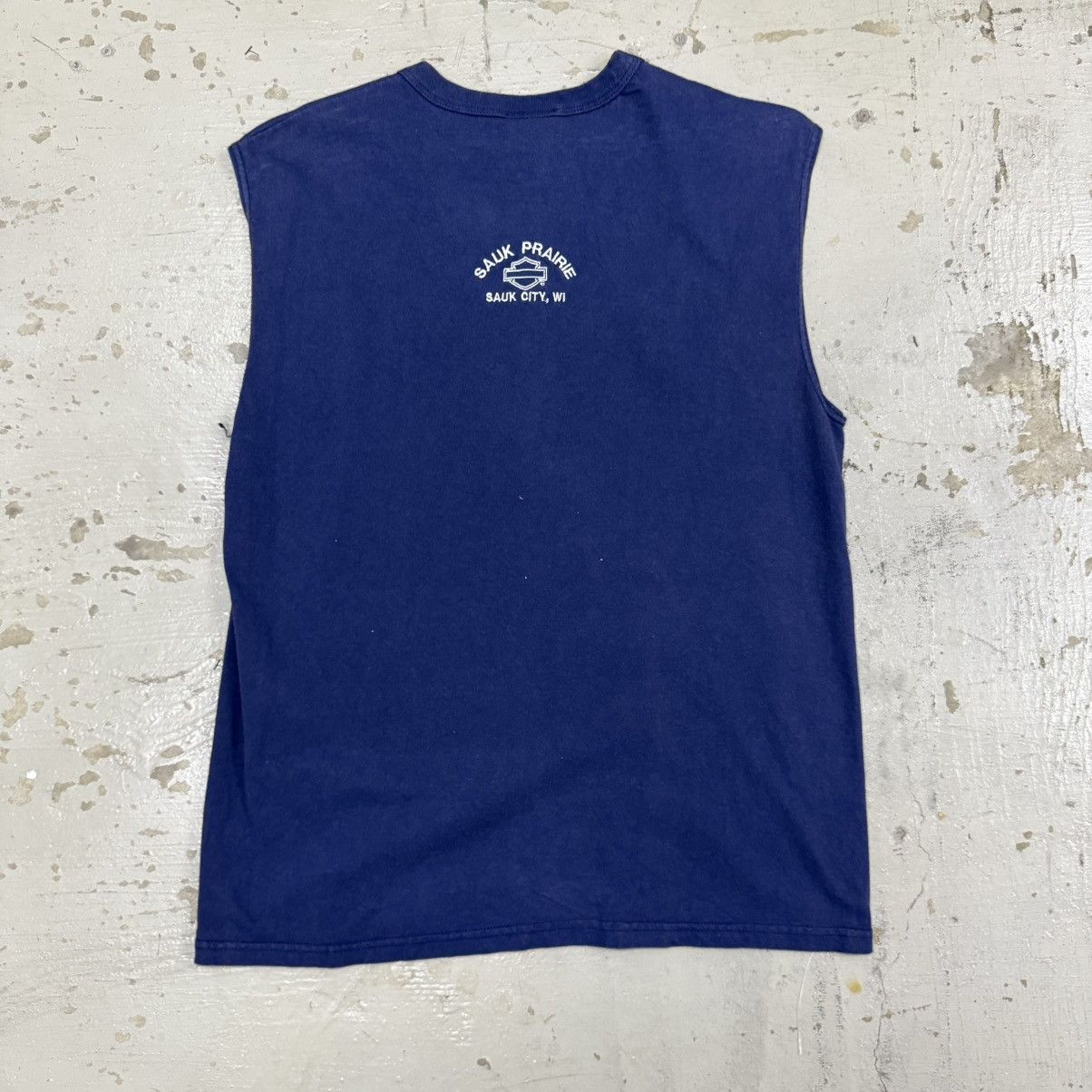 Harley Davidson Vintage Harley Davidson Sleeveless Embroidery Shirt Size US M / EU 48-50 / 2 - 6 Thumbnail