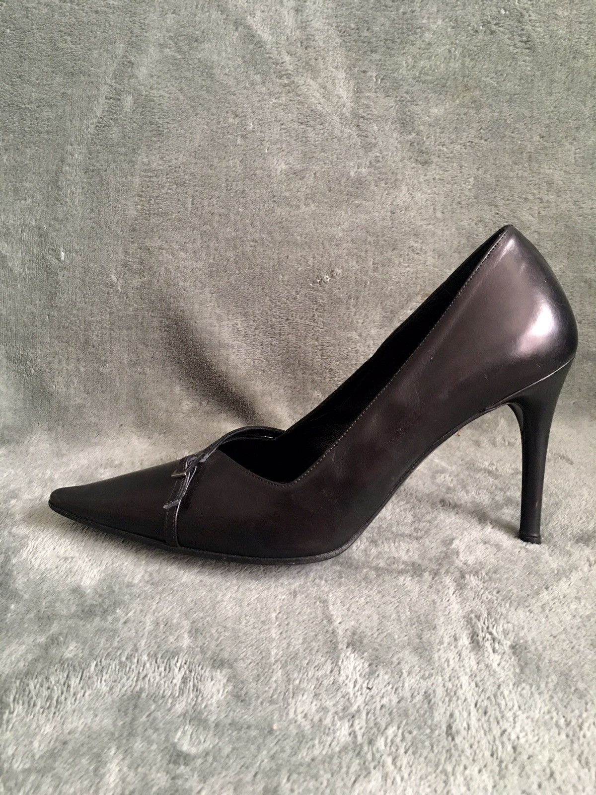 Gucci GUCCI Black Leather Heels Pumps Size EU 37 Size US 7 / IT 37 - 5 Thumbnail