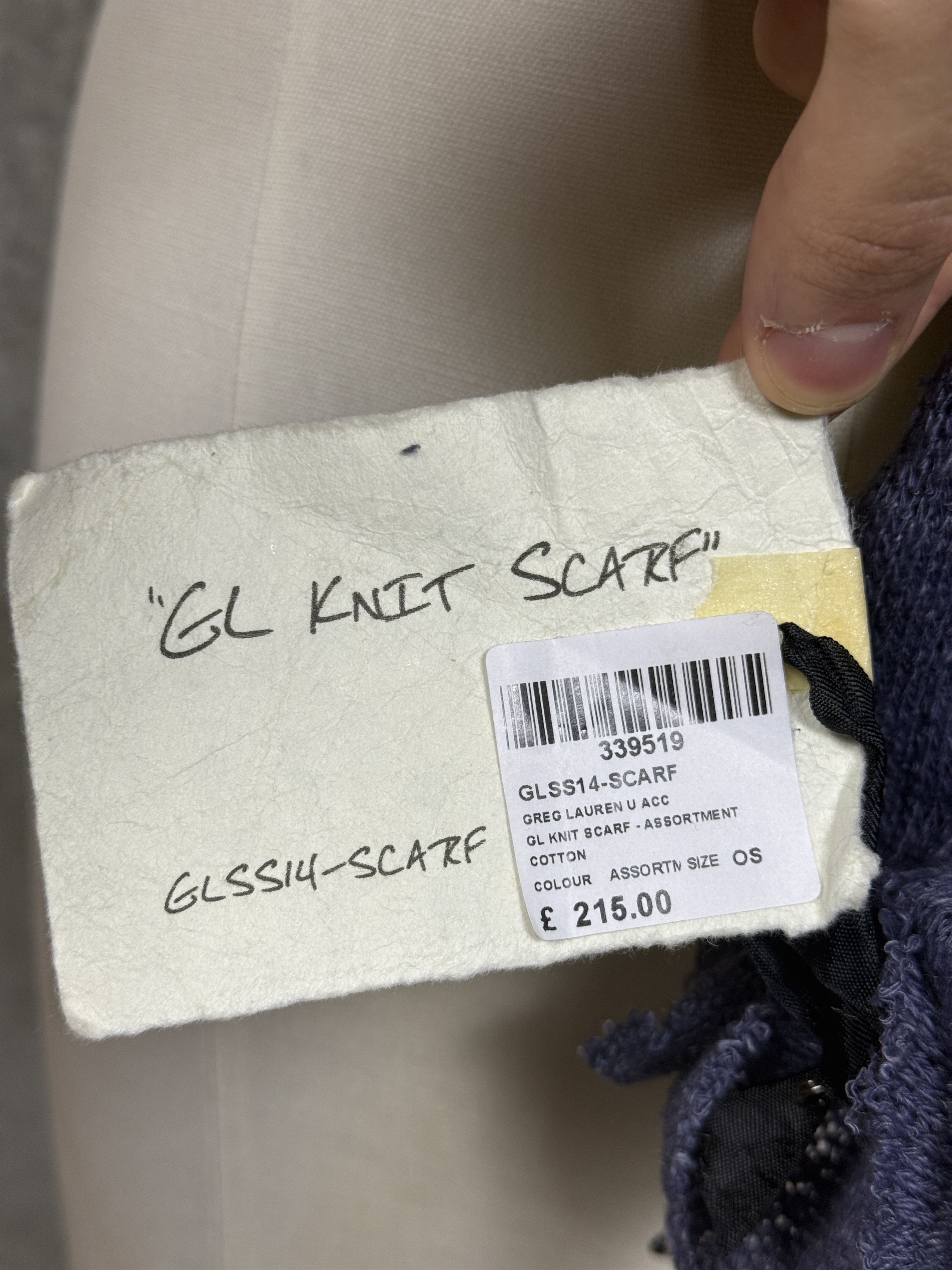 Greg Lauren Greg Lauren SS14 GL Knit Scarf Size ONE SIZE - 2 Thumbnail