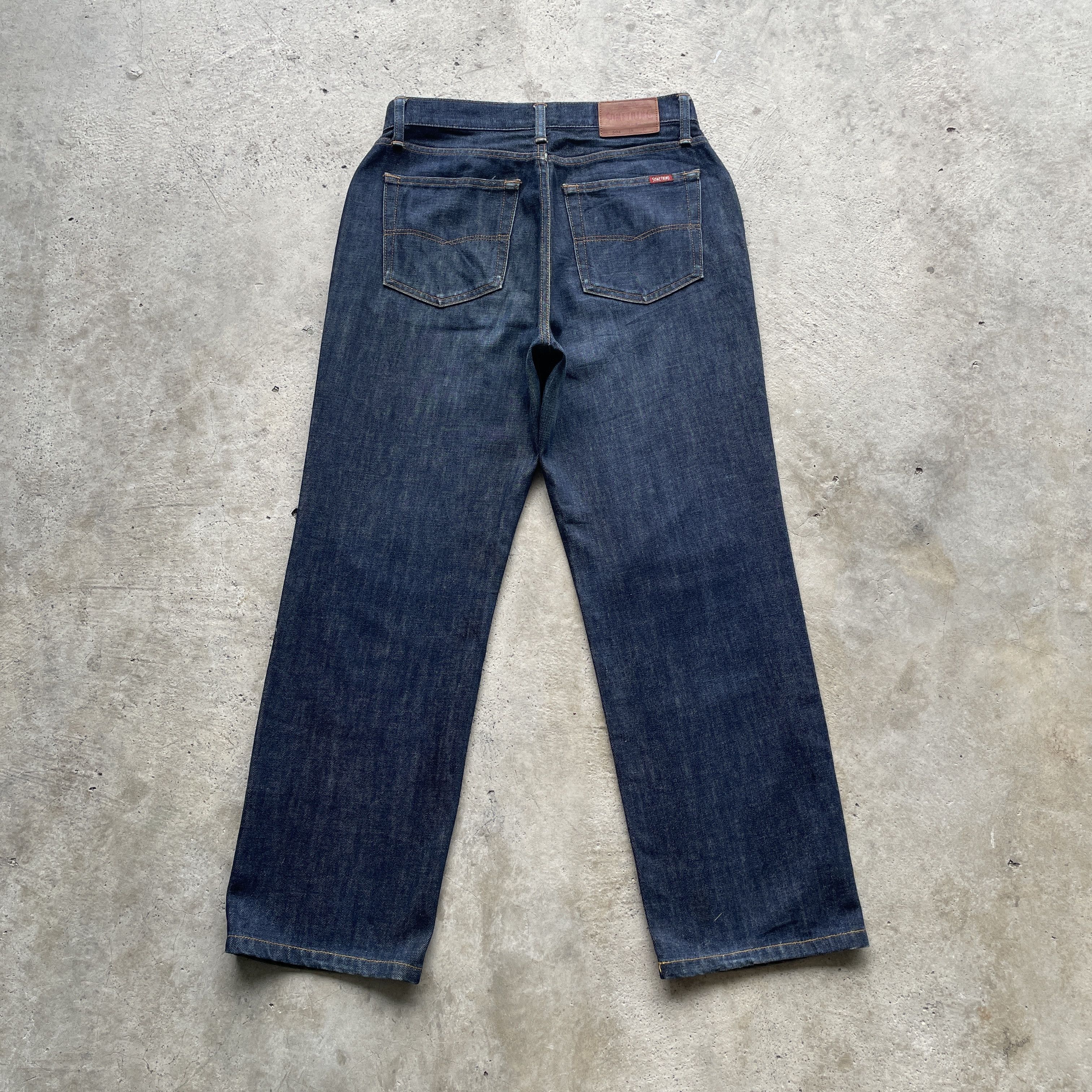 Japanese Brand W30 VINTAGE EDWIN PRODUCT SOMETHING JEANS PANTS BLUE DENIM Size US 30 / EU 46 - 12 Thumbnail