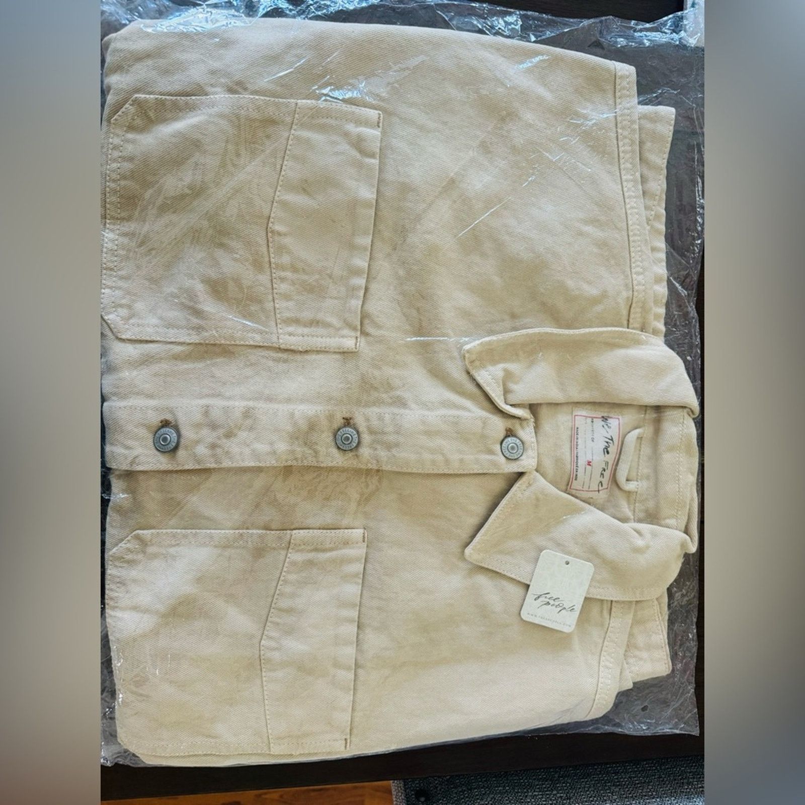 Free People 🎉LAST CHANCE🎉Free People Madison City Twill Jacket Size XL / US 12-14 / IT 48-50 - 5 Thumbnail