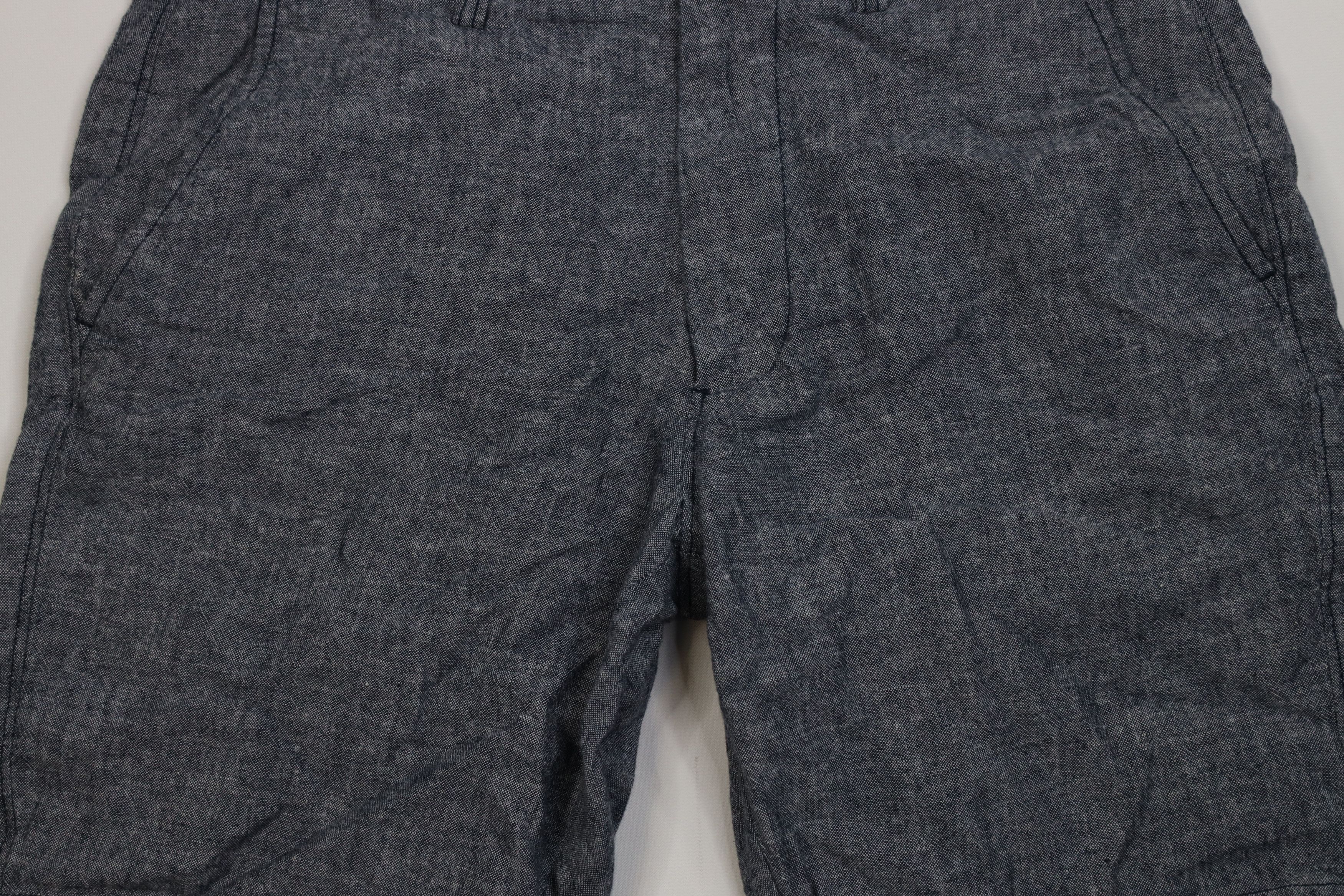 J.Crew J Crew Linen Blend Chambray Above Knee Chino Shorts Blue 9 Size US 31 - 3 Thumbnail