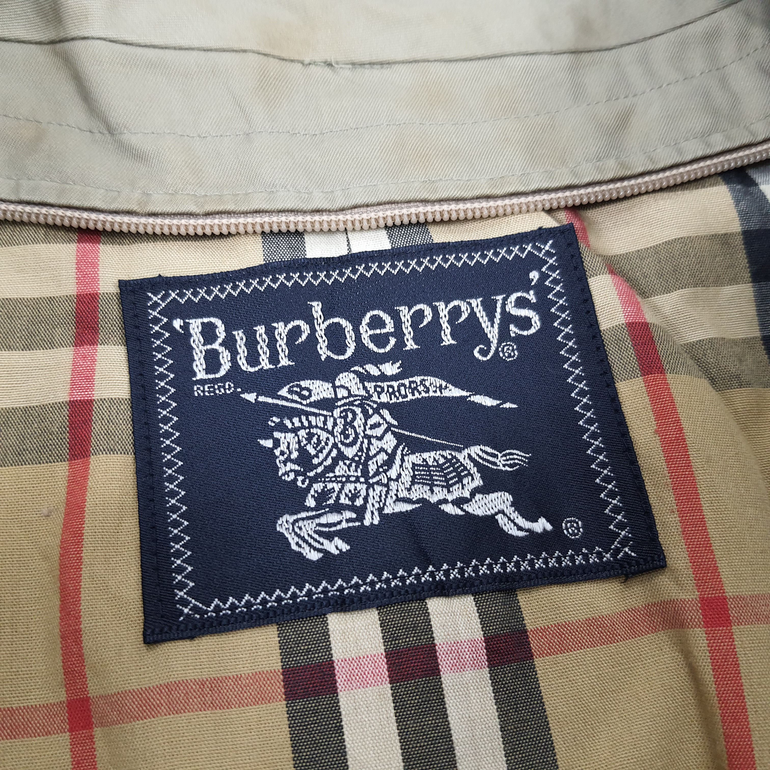 Burberry × Vintage Vintage Burberrys Nova Check Preppy Trench Coat Jacket Size US XL / EU 56 / 4 - 5 Thumbnail
