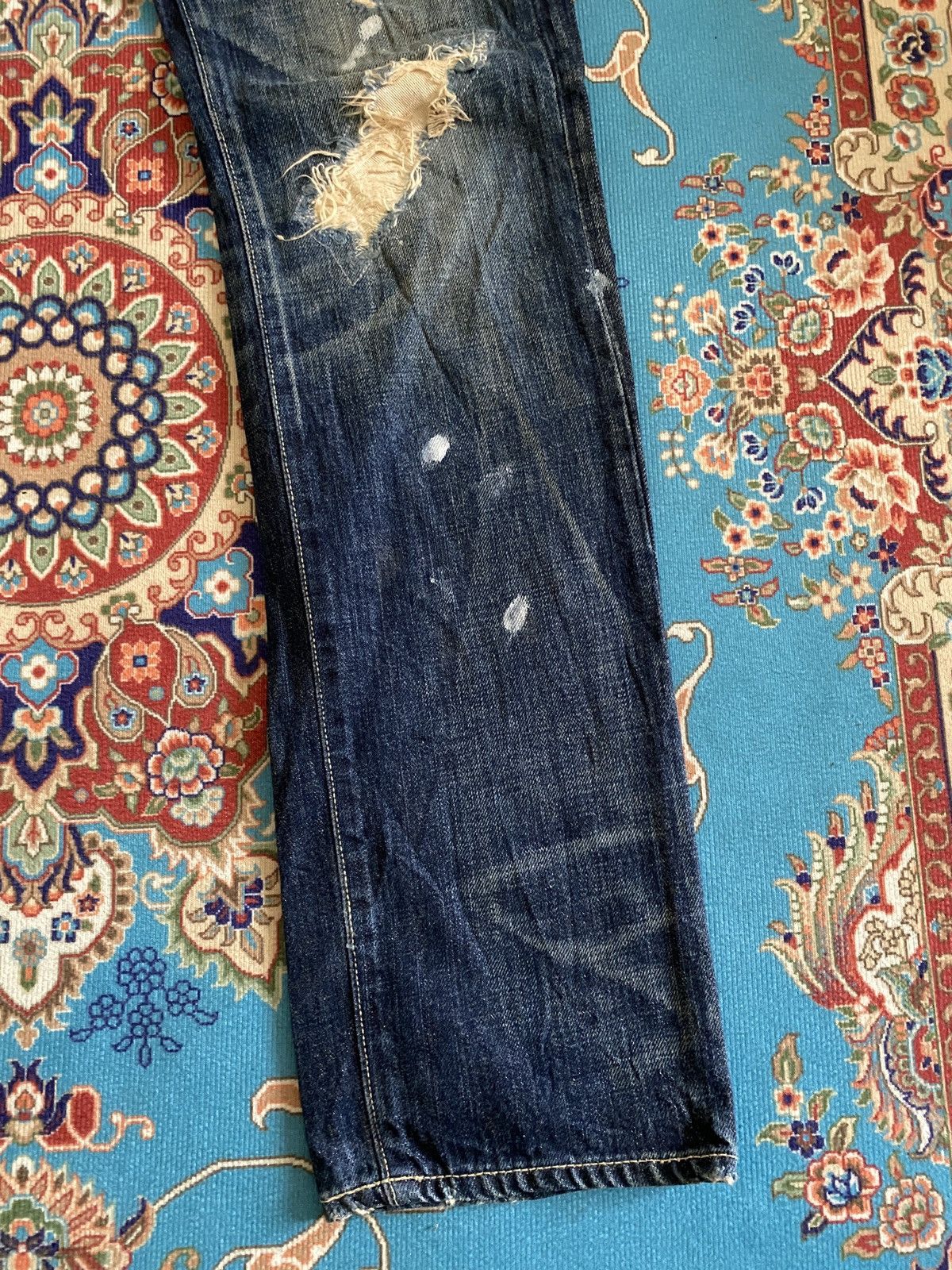 Japanese Brand Japanese Brand Glamb Japan Distressed Denim Size US 31 - 6 Thumbnail