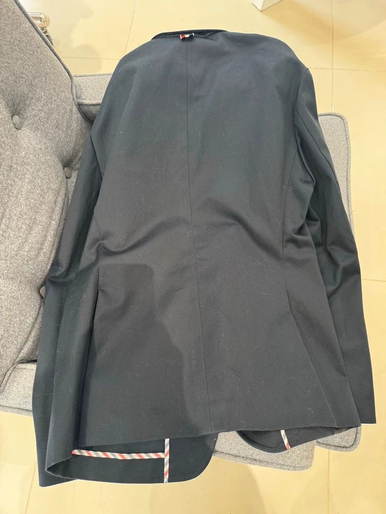 Thom Browne Thom Browne size2 Patchwork suit jacket Size 38S - 2 Thumbnail