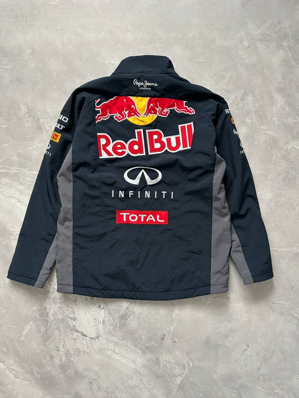 Pepe Jeans × Red Bull Racing コラボ ジャケット　L Red Bull Racing Leather Varsity Jacket by PEPE JEANS | Red