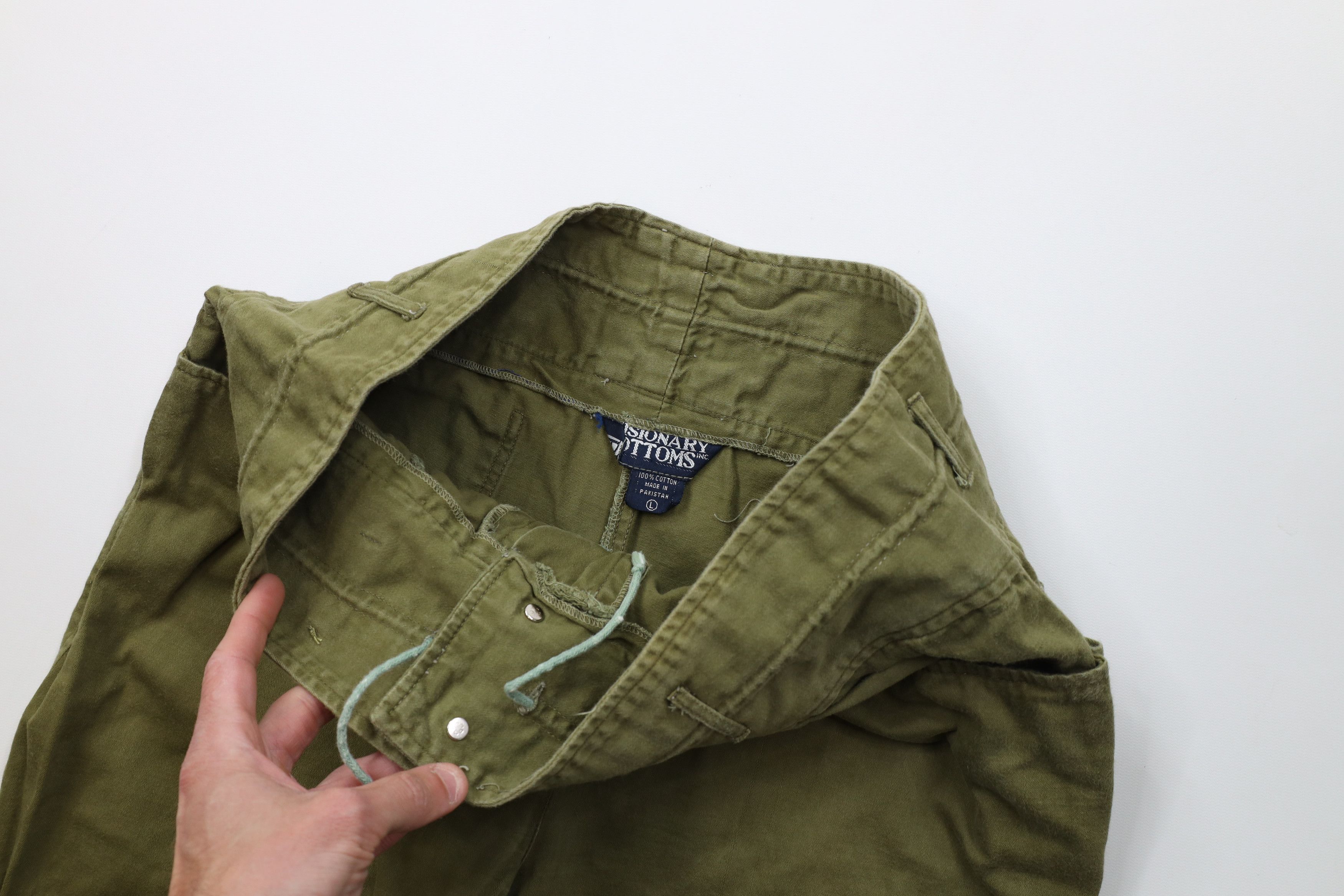 Vintage Vintage 80s 90s Streetwear Military Style High Waist Pants Size 36" / US 14 / IT 50 - 8 Thumbnail