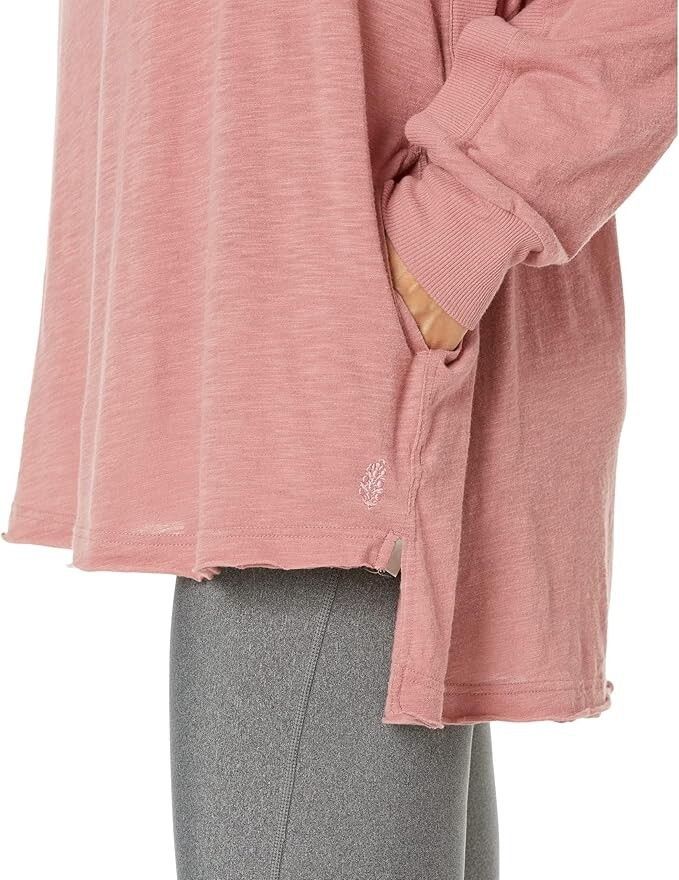 Free People Free People One Up Long Sleeve Top Mauve Merlot ( M ) Size XL / US 12-14 / IT 48-50 - 4 Thumbnail