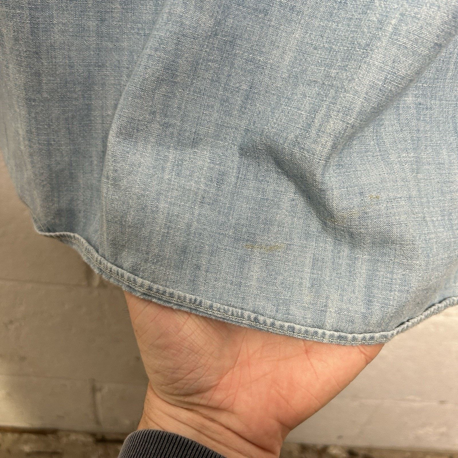 Polo Ralph Lauren Vintage Polo Ralph Lauren Denim "Stenciled" Button Down Size US L / EU 52-54 / 3 - 9 Thumbnail