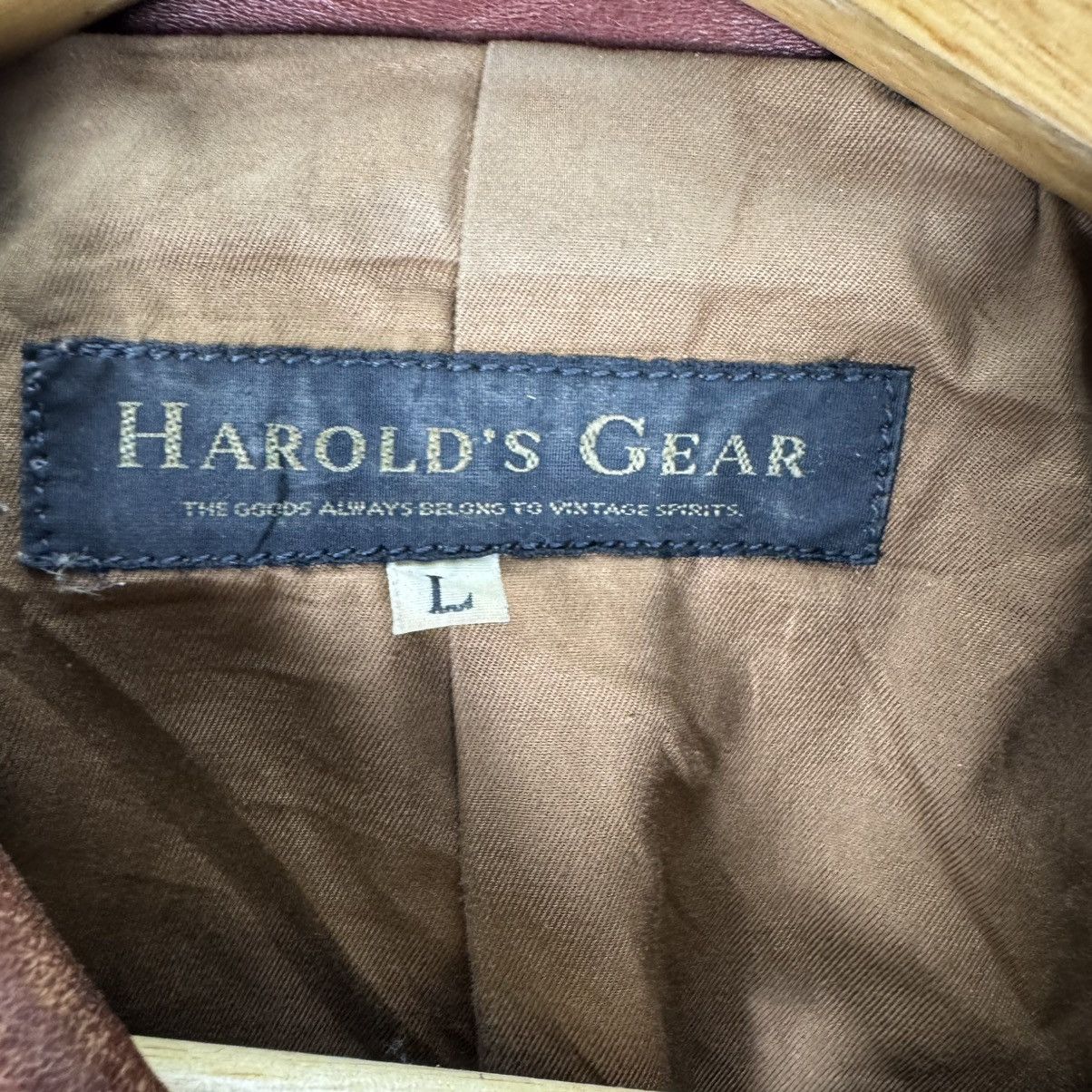 Genuine Leather ☀️HAROLD’S GEAR HORSEHIDE BIKERS LEATHER JACKET Size US L / EU 52-54 / 3 - 10 Thumbnail