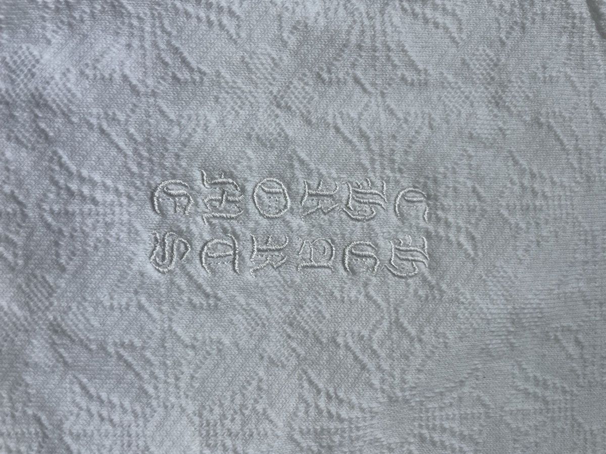 Chrome Hearts Chrome Hearts Tonal Monogram Cross White Cropped Sweatshirt Size M / US 6-8 / IT 42-44 - 4 Thumbnail