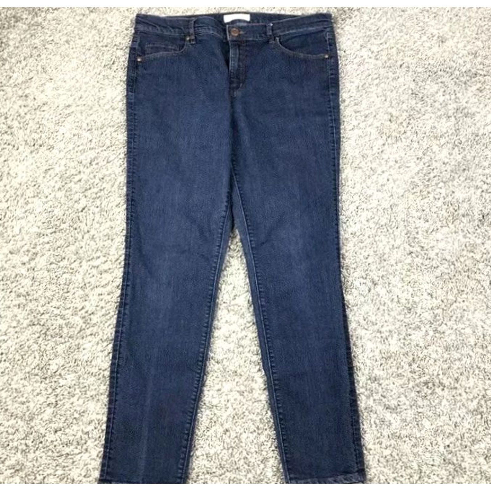 Ann Taylor Ann Taylor Loft Blue Denim Jeans Women's Modern Skinny Size 34x27 Size 24" / US 00 / IT 34 - 3 Thumbnail