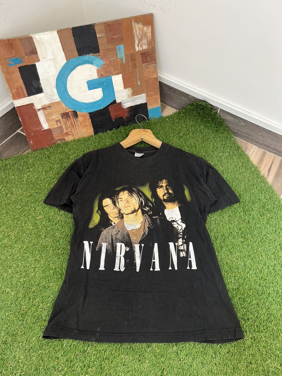 Vintage Nirvana 90s Kurt Cobain Rare Rock Band T Shirt - benaras.co