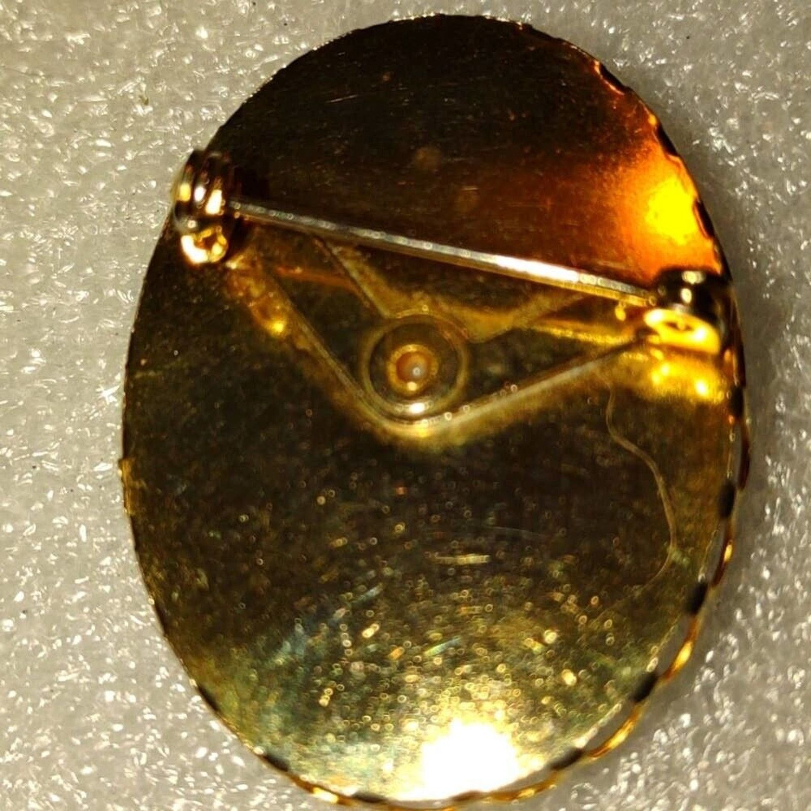 Vintage 70's Cupid Angel with Arrow Brooch~23k Gold Angel and Trim Size ONE SIZE - 3 Thumbnail
