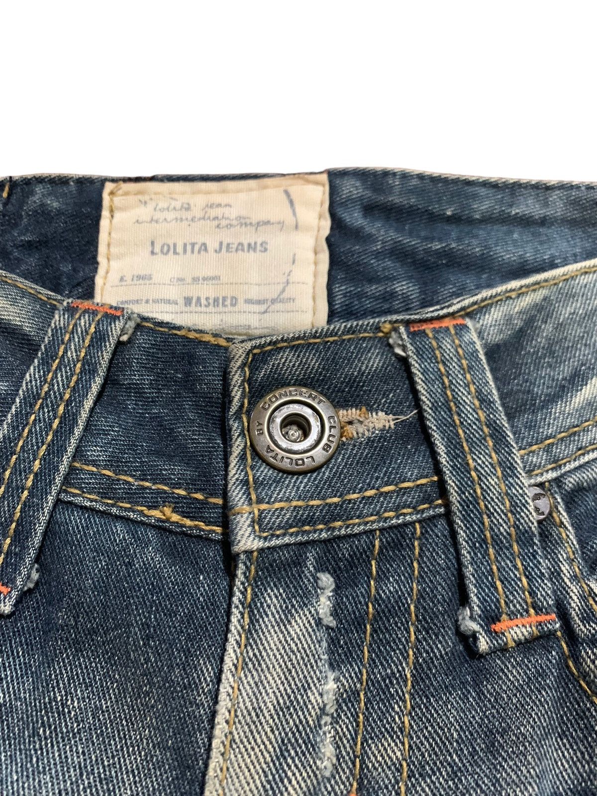 Le Grande Bleu (L.G.B.) Lolita studded star clawmark flared jeans Size US 28 / EU 44 - 13 Thumbnail