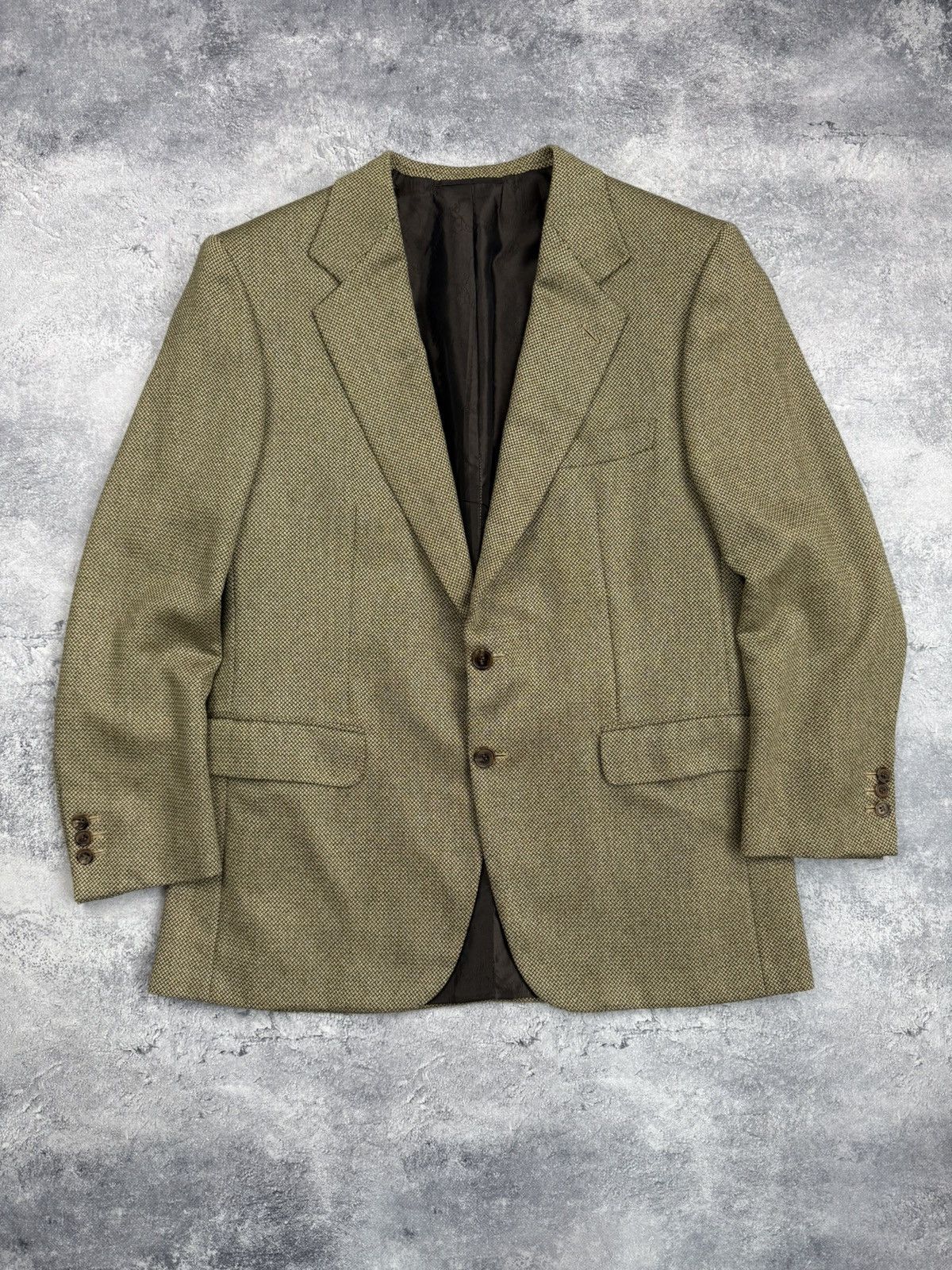 Brioni Brioni 100% Cashmere Tweed Blazer Jacket Made In Italy Size 40R - 1 Thumbnail