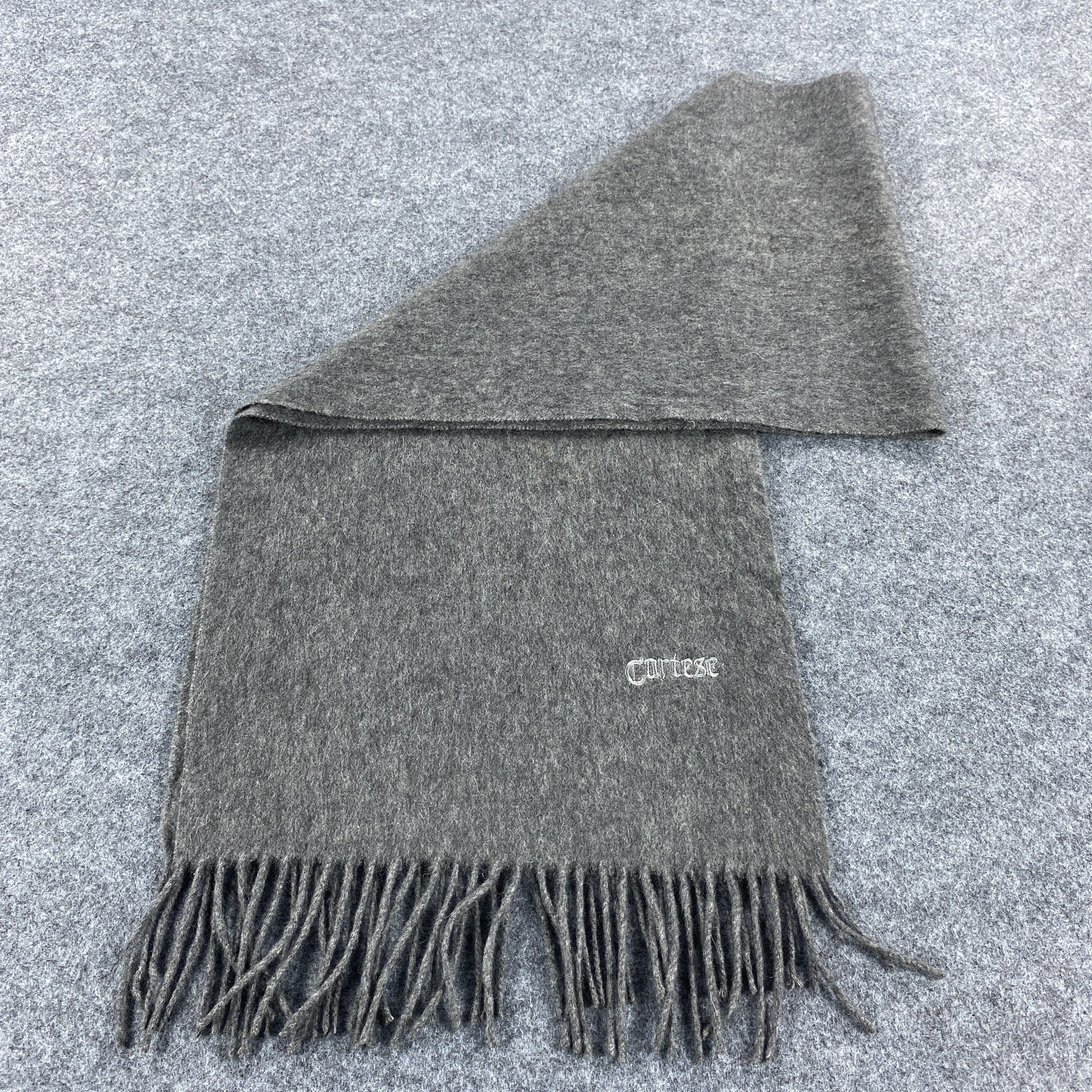 Other × Vintage Cortese (cashmere) Scarf # Muffler # Neckwear # D442 Size ONE SIZE - 6 Thumbnail