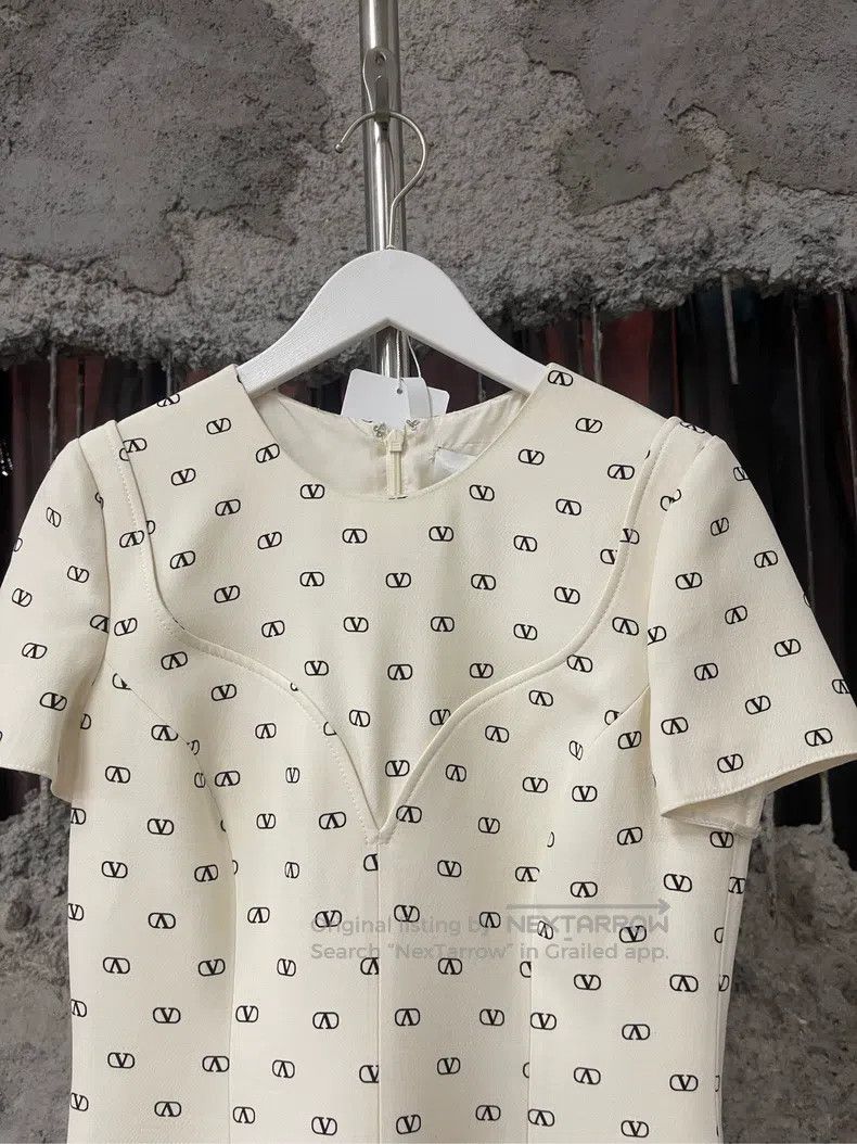 Valentino Valentino Full of printed small logo dress Size XS / US 0-2 / IT 36-38 - 3 Thumbnail