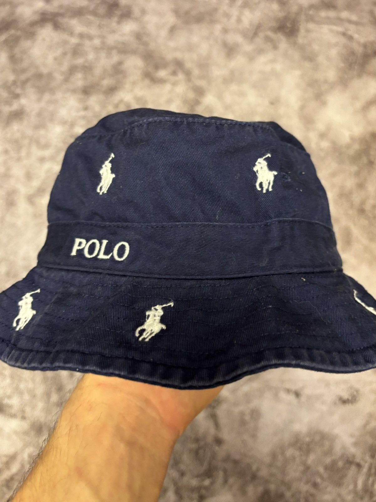 New Era × Polo Ralph Lauren Ralph Lauren Mens Blue Loft Bucket Hat Size S-M Bnwt Size ONE SIZE - 1 Thumbnail
