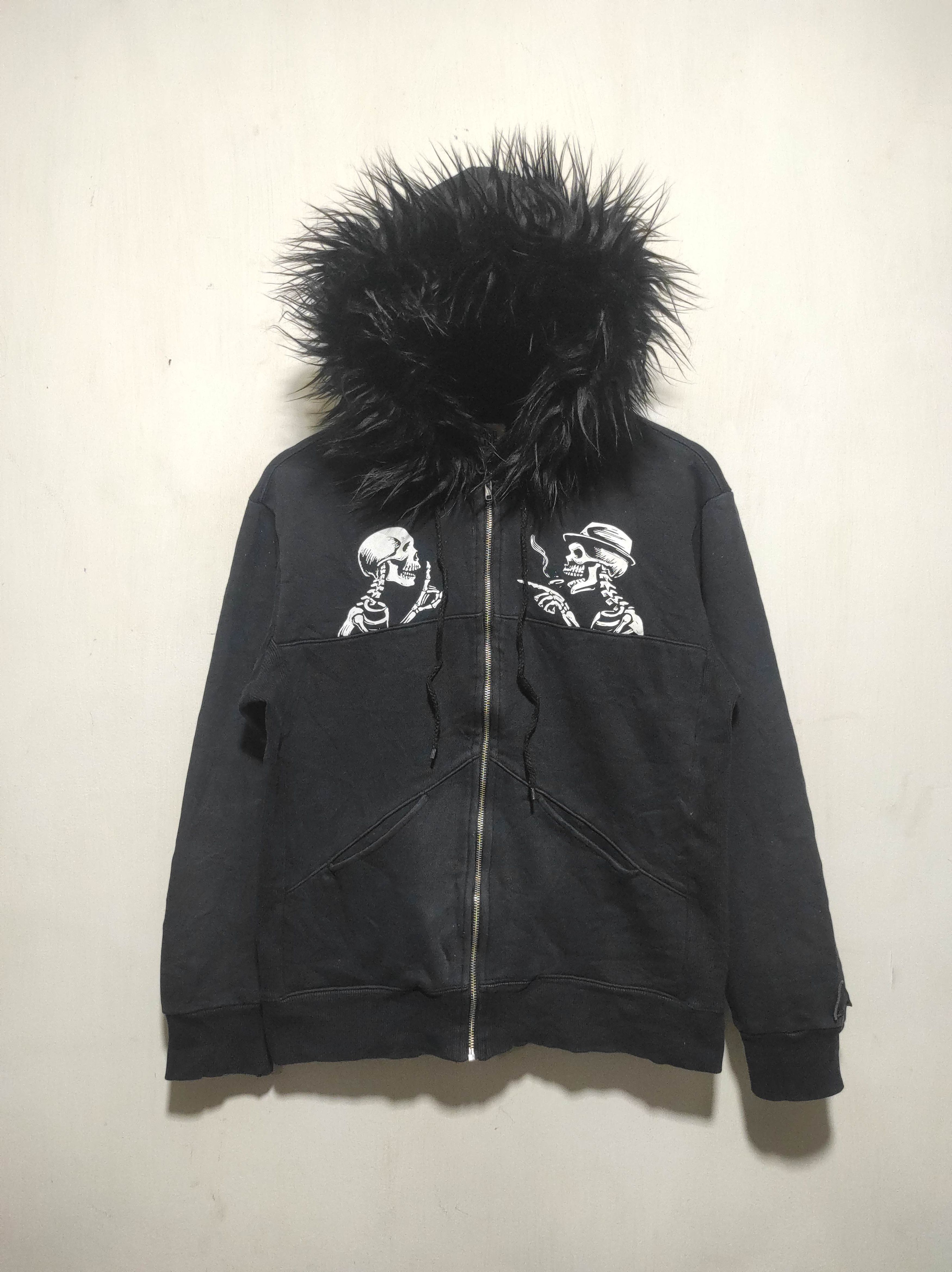 Band Tees Buried Live Skull Zip Fur Hoodie LGB IfSixWasNine style Size US M / EU 48-50 / 2 - 3 Thumbnail