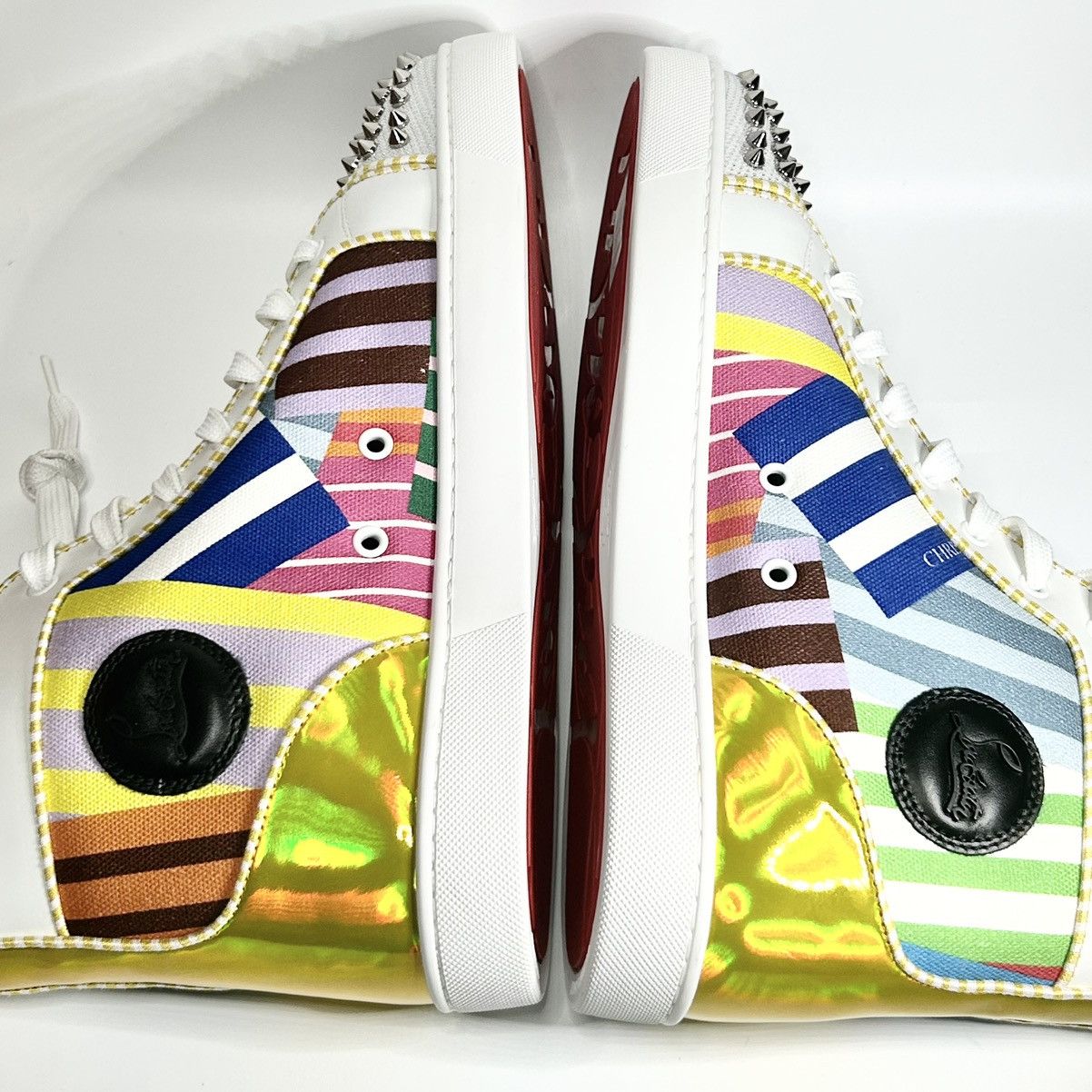 Christian Louboutin New Christian Louboutin Lou Spikes Sneakers Mens Size 44.5 Size US 11.5 / EU 44-45 - 6 Thumbnail