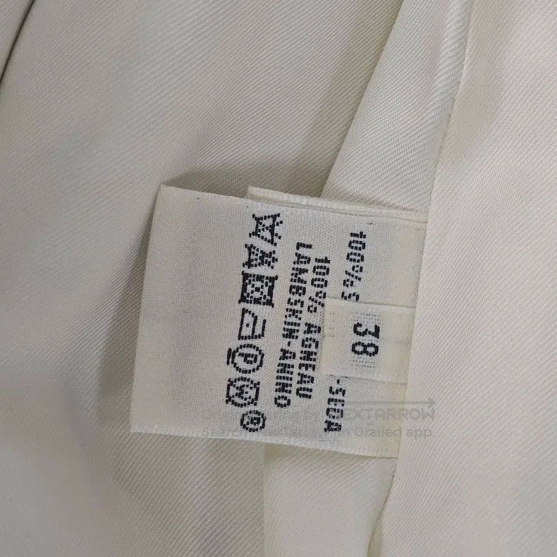 Hermes Hermes White full pattern silk zipper jacket Size XS / US 0-2 / IT 36-38 - 6 Thumbnail