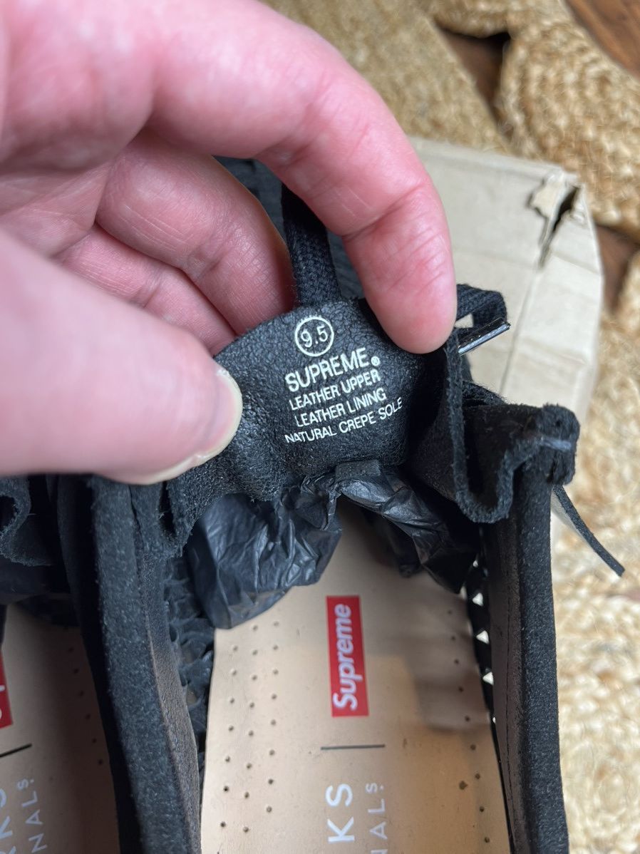 Clarks × Supreme Supreme x Clark’s Wallabee Woven Weave wallabees moccasin Size US 9.5 / EU 42-43 - 5 Thumbnail