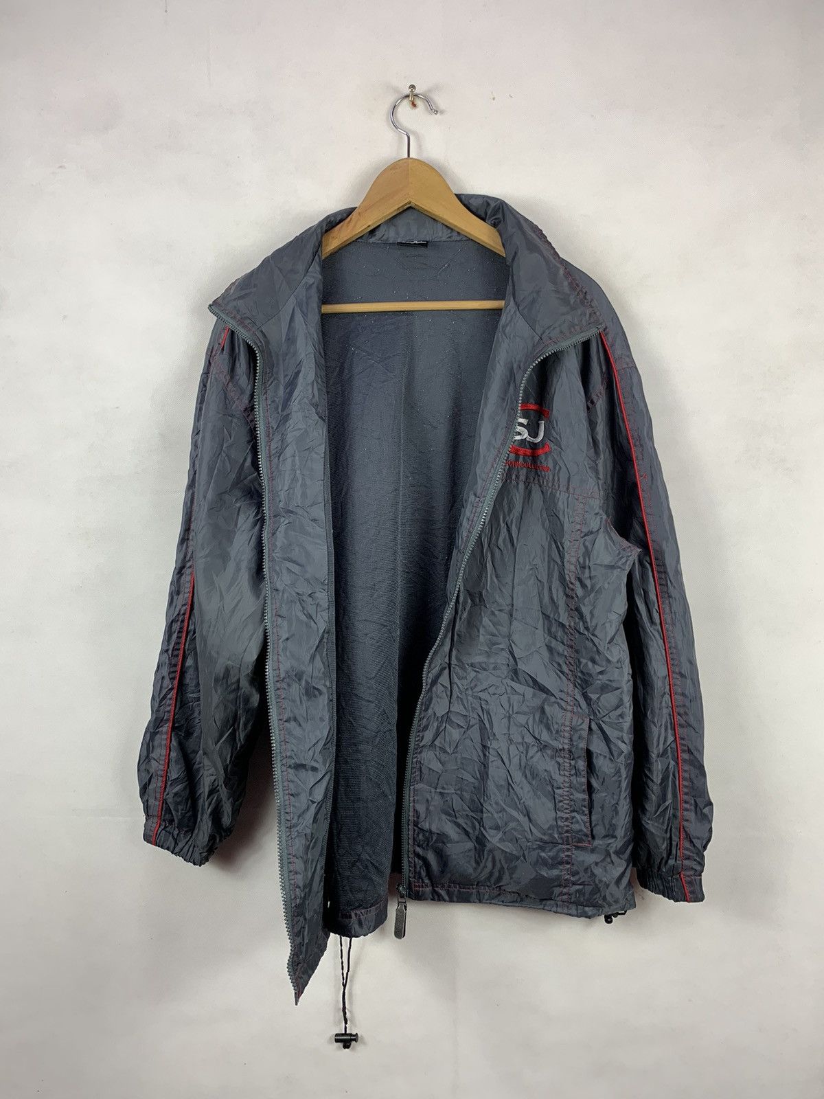 Sean John Rare! Sean John Big Logo Backhit Light Jacket Windbreaker Size US L / EU 52-54 / 3 - 8 Thumbnail